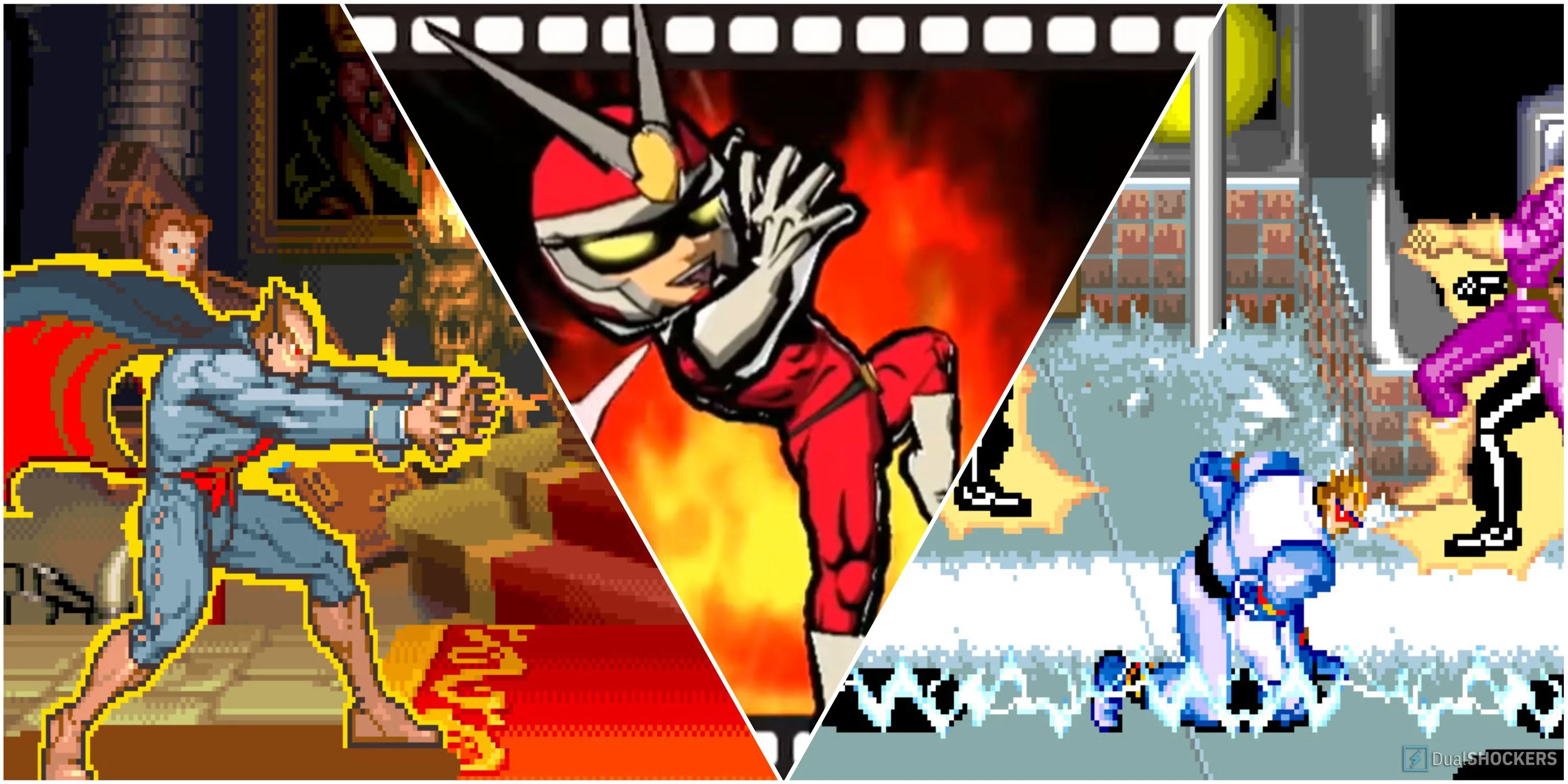 Ảnh tổng hợp một số game Capcom kinh điển có thể được remake