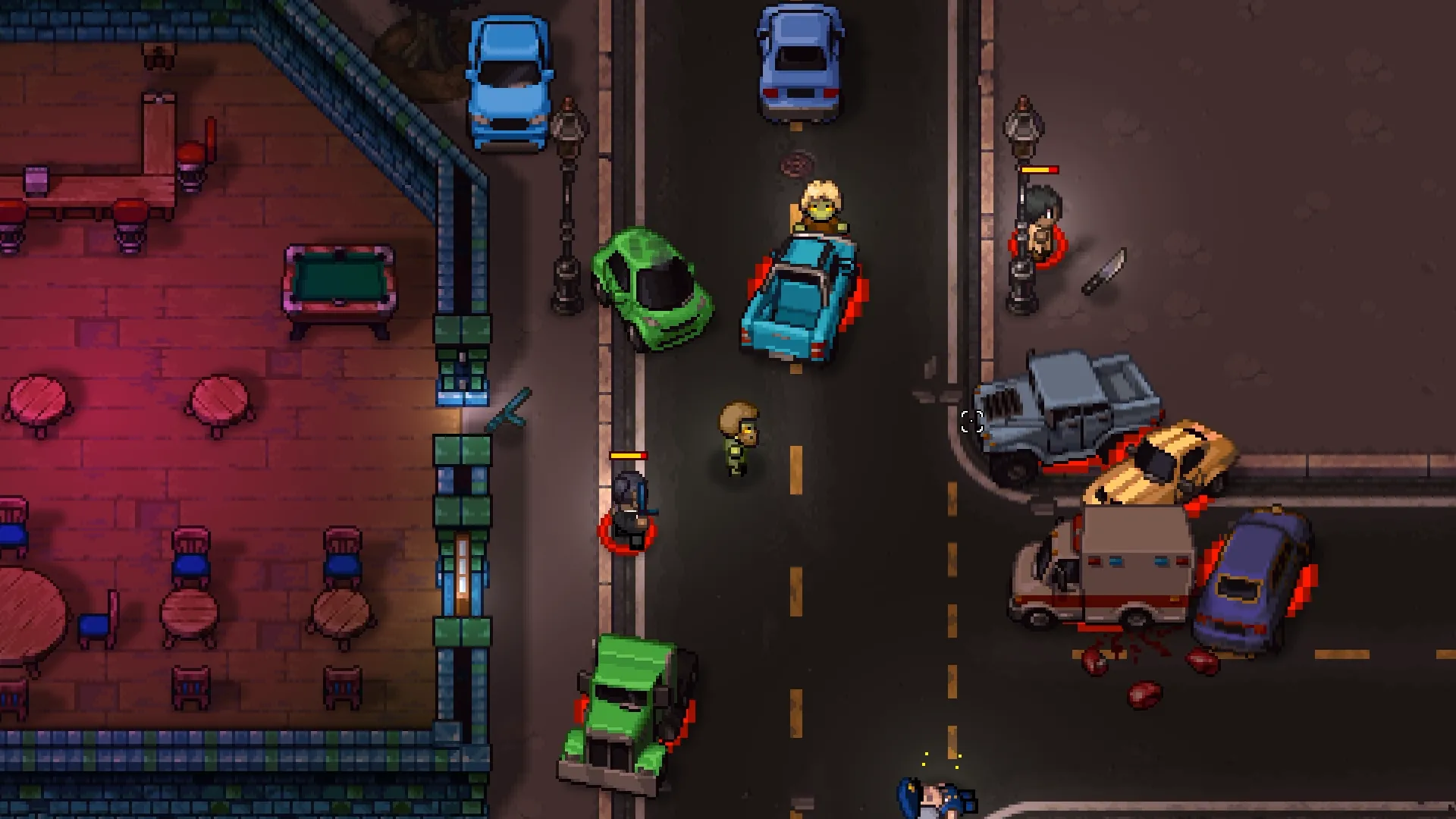 Môi trường đô thị trong game Streets Of Rogue 2
