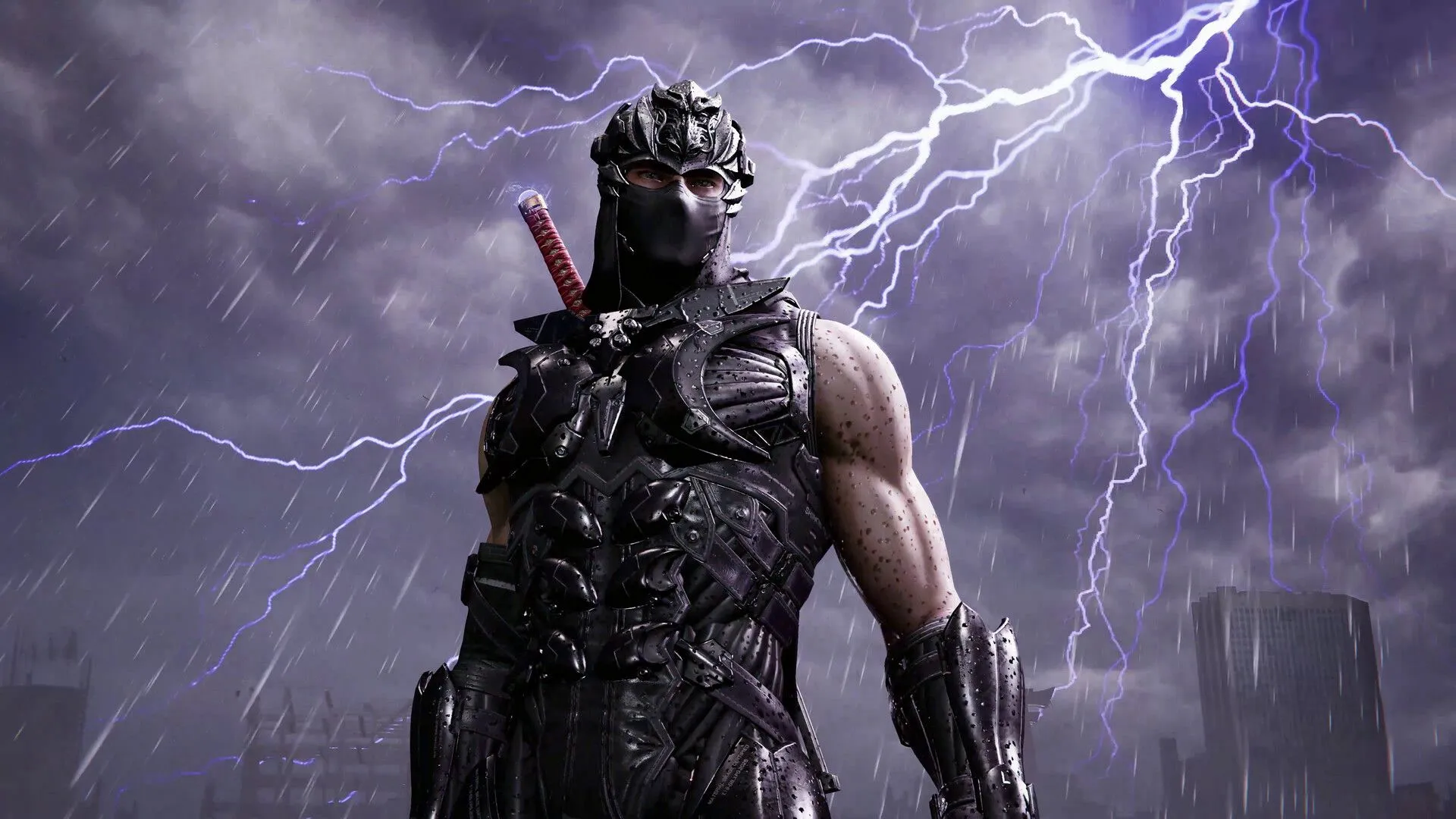 Ryu Hayabusa thực hiện đòn thế trong Ninja Gaiden 4