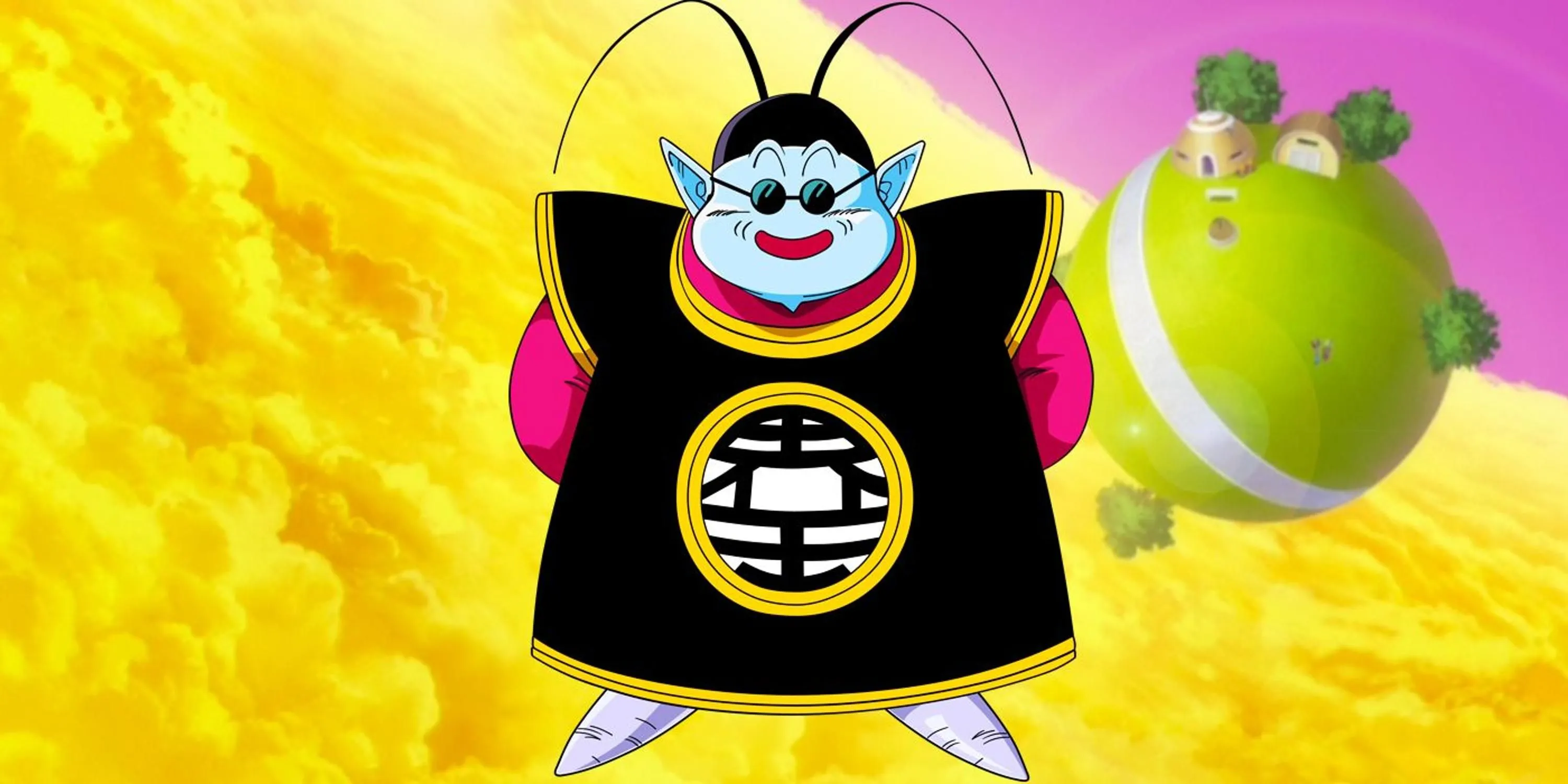 Thượng Đế Kaio với bộ dạng mũm mĩm hài hước trong Dragon Ball Z