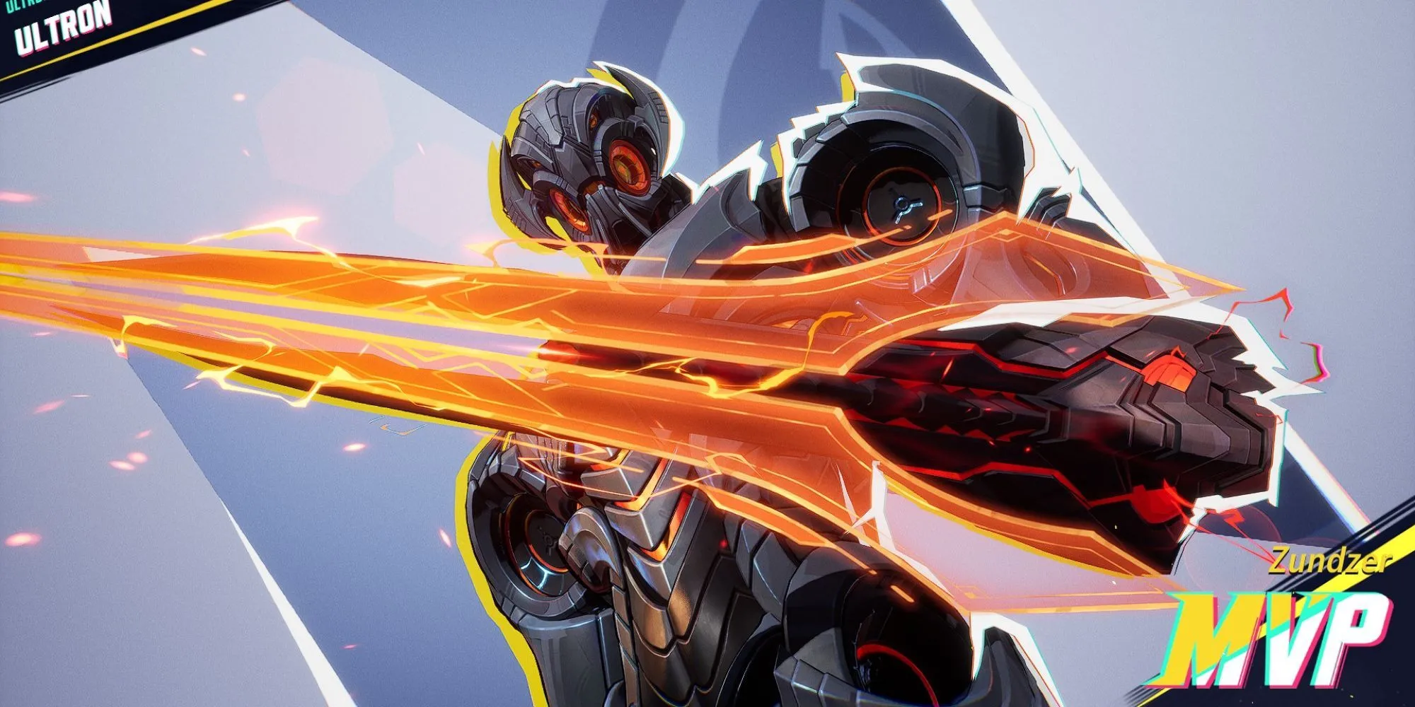 Ultron trong một khoảnh khắc chiến đấu trong Marvel Rivals