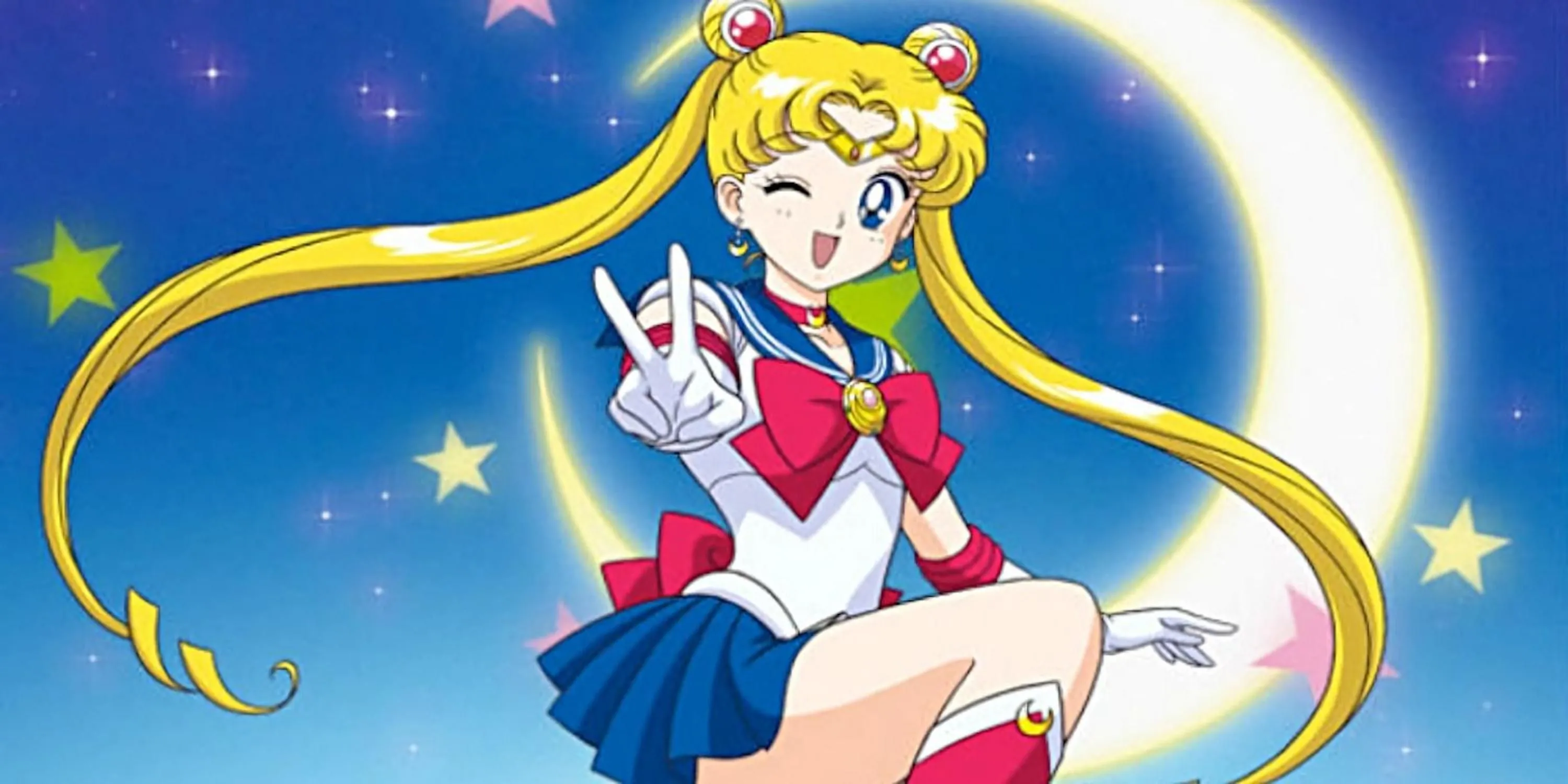 Usagi Tsukino biến hình thành Sailor Moon, người dùng Pha Lê Bạc mạnh mẽ