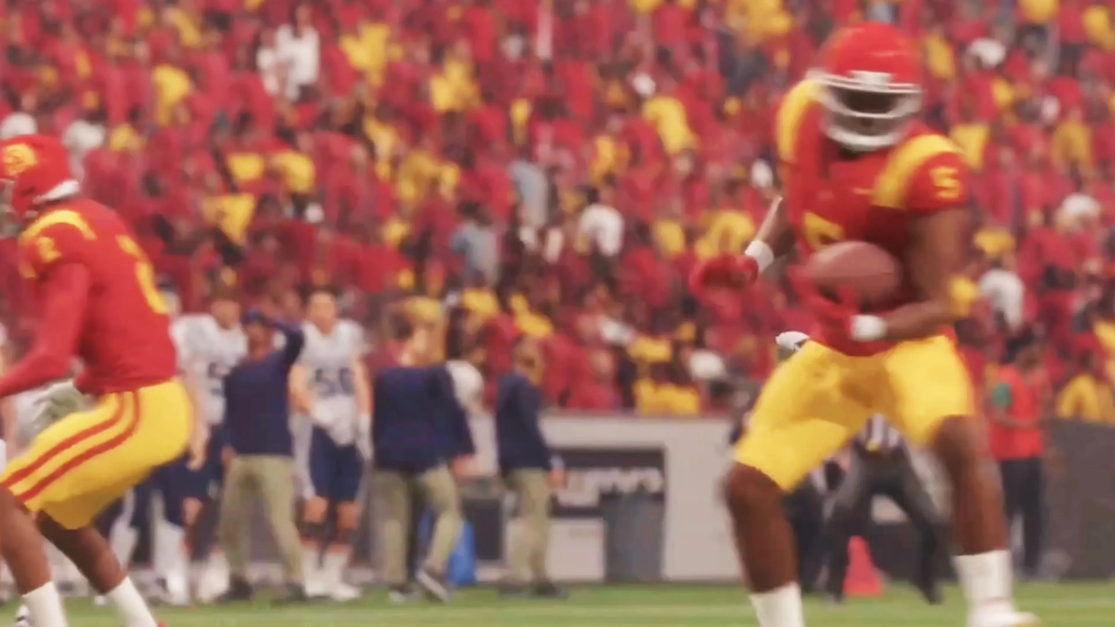 Ảnh chụp màn hình game College Football 26 giao diện điều khiển trận đấu