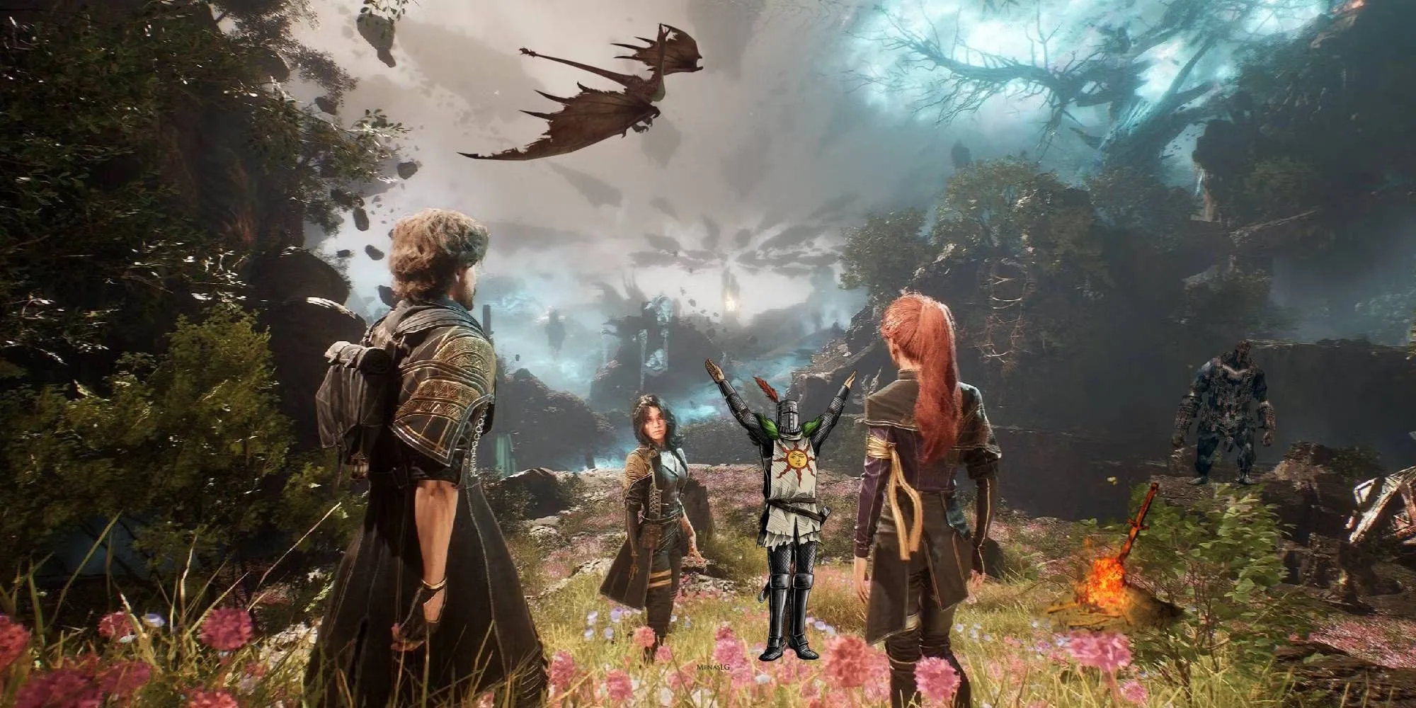 Bối cảnh u ám và đầy thử thách trong Clair Obscur Expedition 33, một trong những game nổi bật của PlayStation Summer Sale