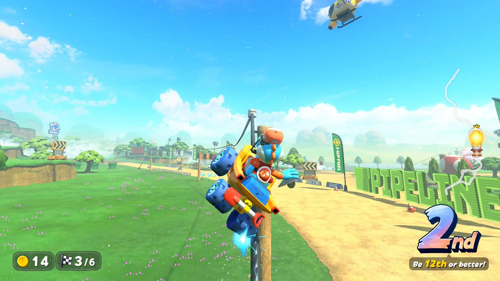 Cơ chế trượt ray mới lạ trong gameplay của Mario Kart World