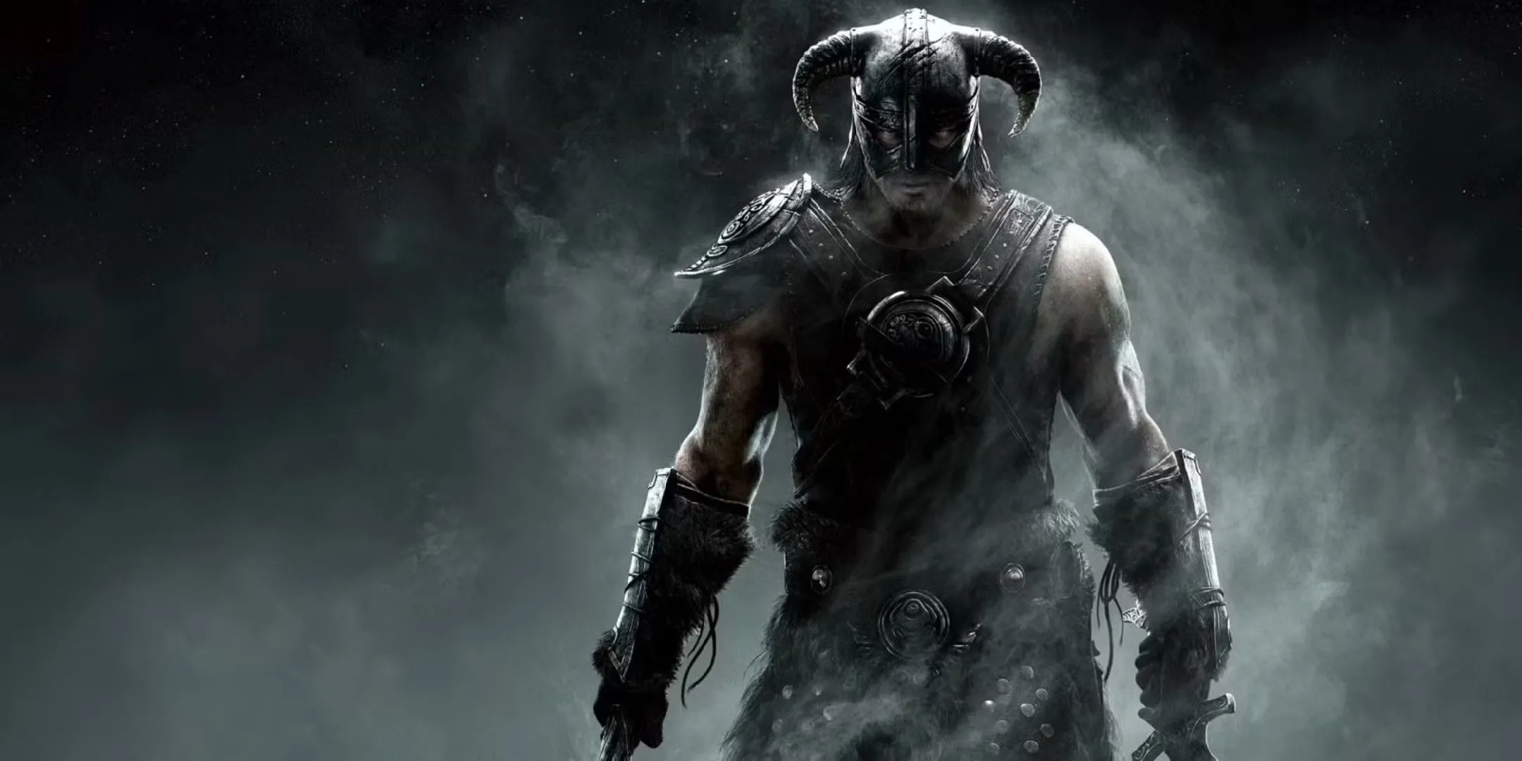 Dragonborn trong Skyrim chuẩn bị cho cuộc phiêu lưu, biểu tượng của The Elder Scrolls
