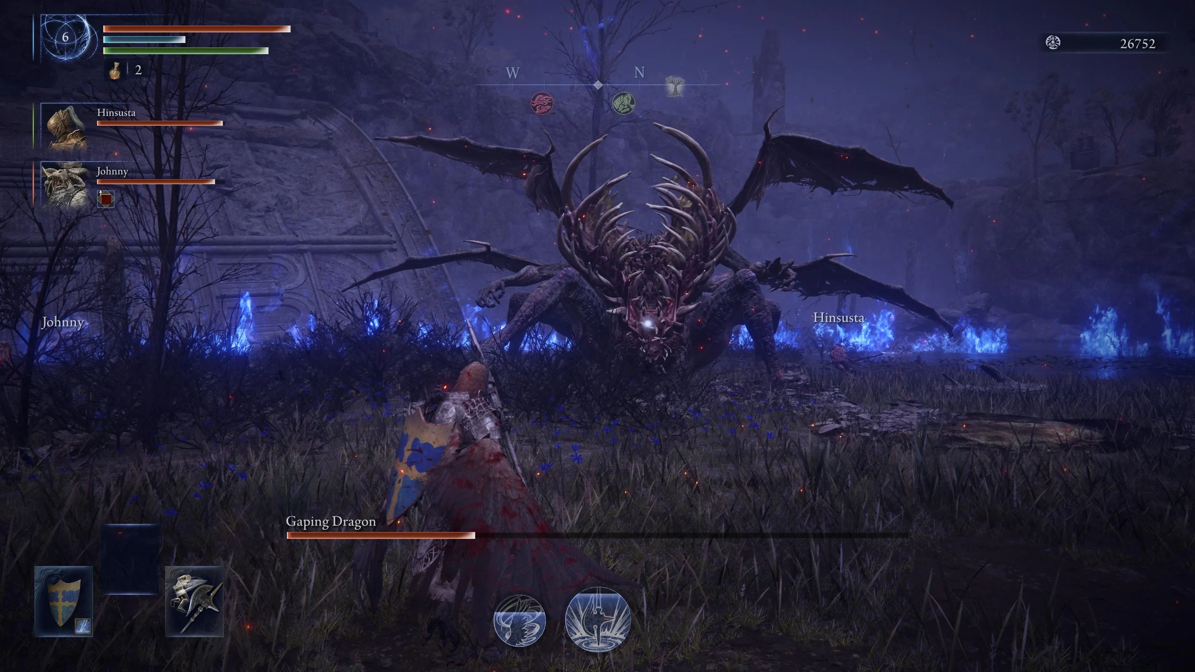 Gaping Dragon, boss quen thuộc từ Dark Souls, xuất hiện trong Elden Ring Nightreign