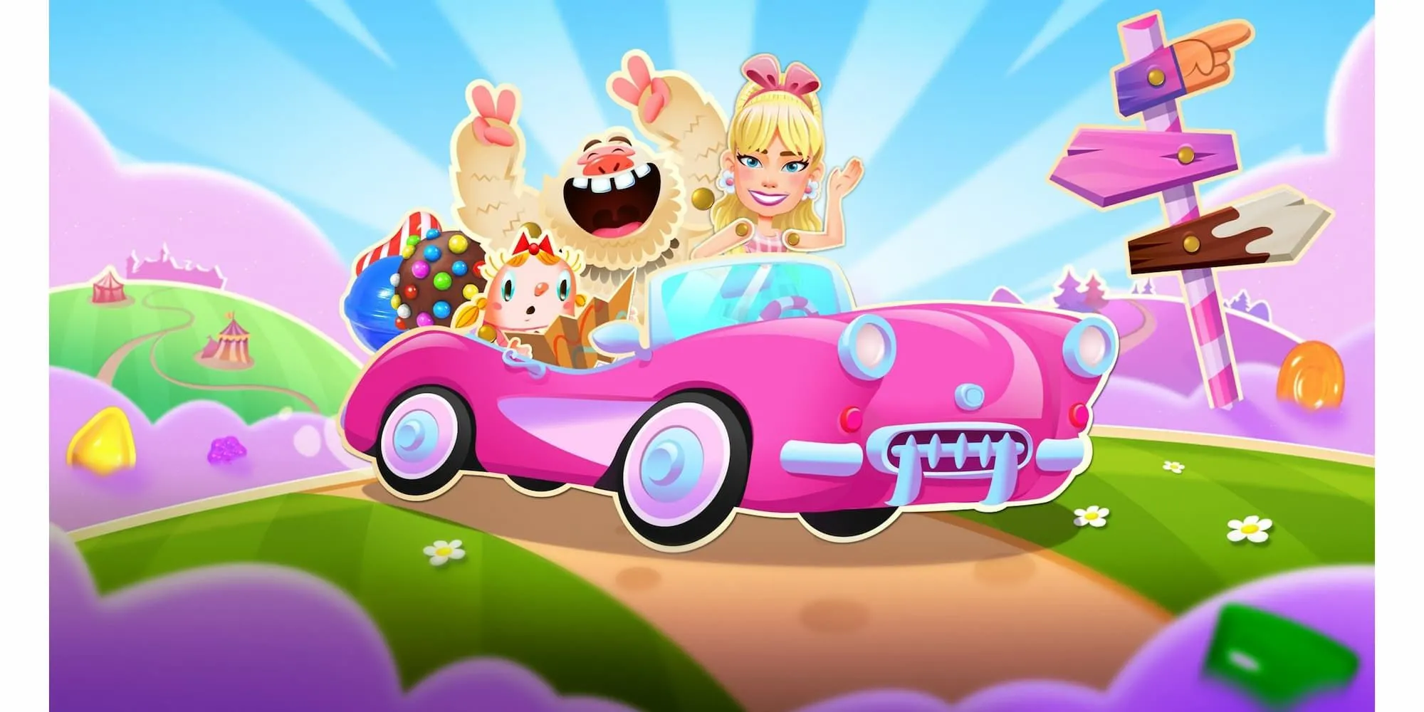 Hình ảnh quảng bá Candy Crush Saga, gợi nhắc về sự phát triển của King trước bối cảnh sa thải và ứng dụng AI.