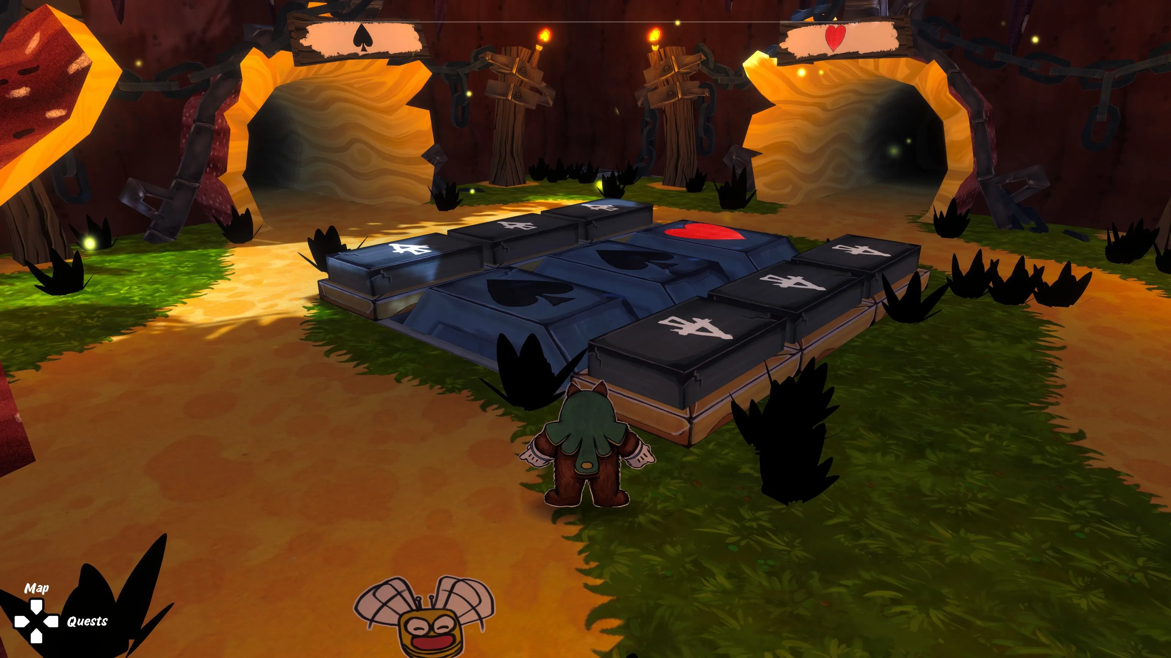 Khu vực rừng rậm bí ẩn giống Lost Woods trong game Ruffy And The Riverside