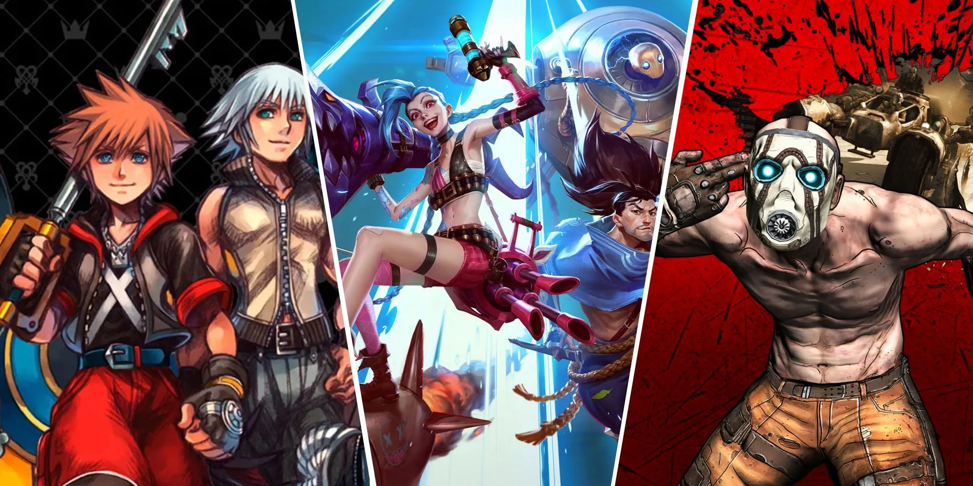 Minh họa các thương hiệu game tiềm năng được hình dung thành các tựa game hero shooter, mở rộng thế giới đấu súng.