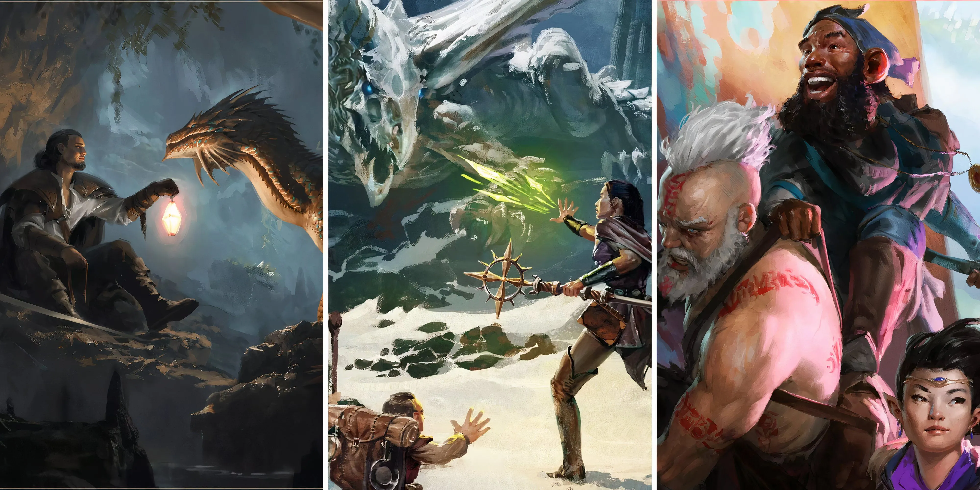 Minh họa thế giới huyền bí và kịch tính trong Dungeons &amp; Dragons, một biểu tượng của game nhập vai tabletop.