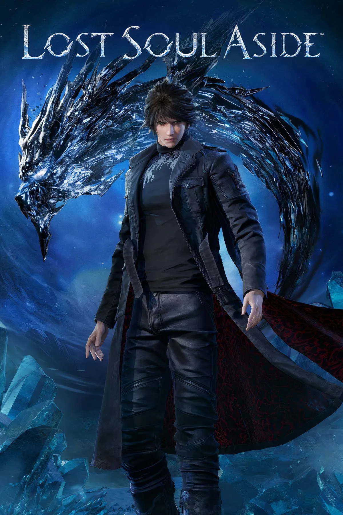 Mix collage các khung cảnh chiến đấu và nhân vật trong game Lost Soul Aside