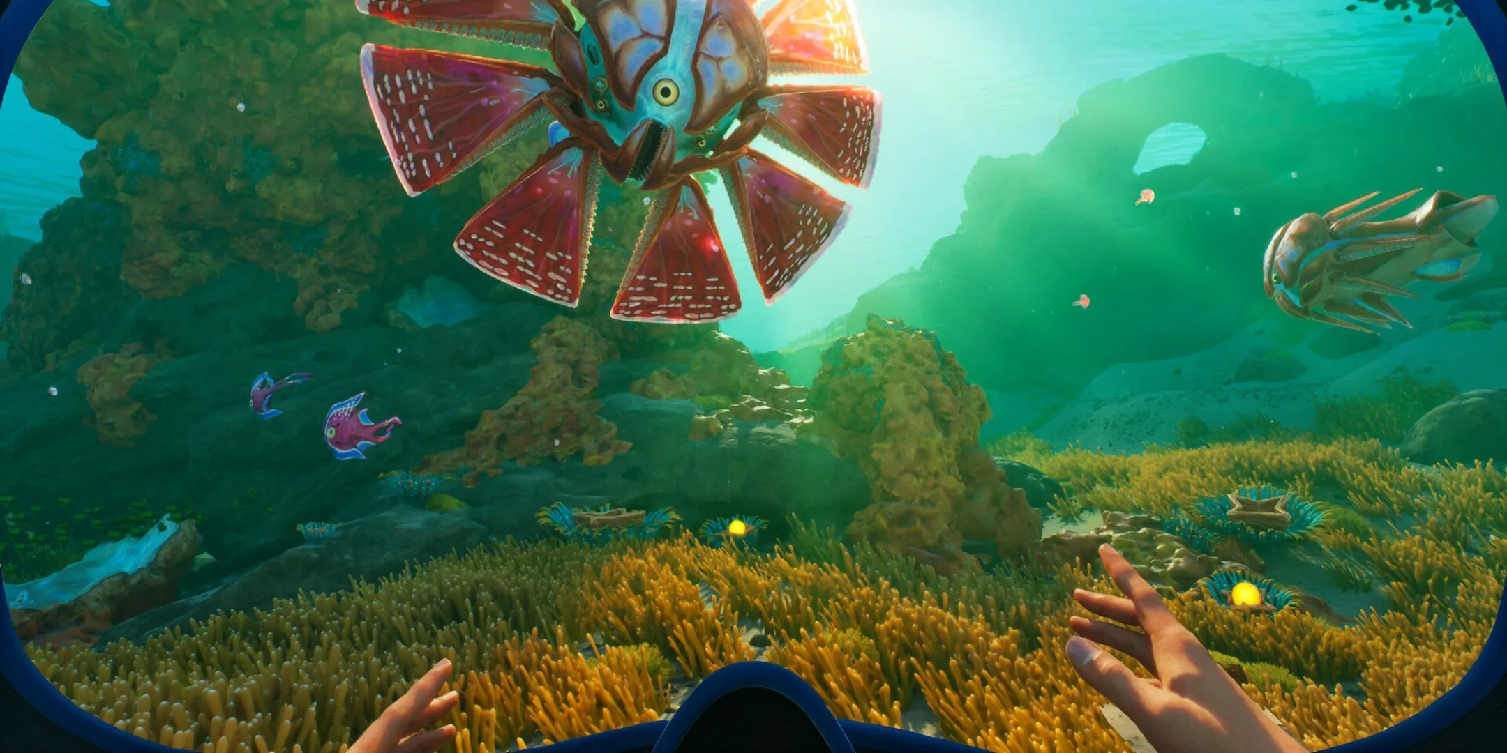 Người chơi Subnautica 2 lặn dưới biển sâu cùng cá