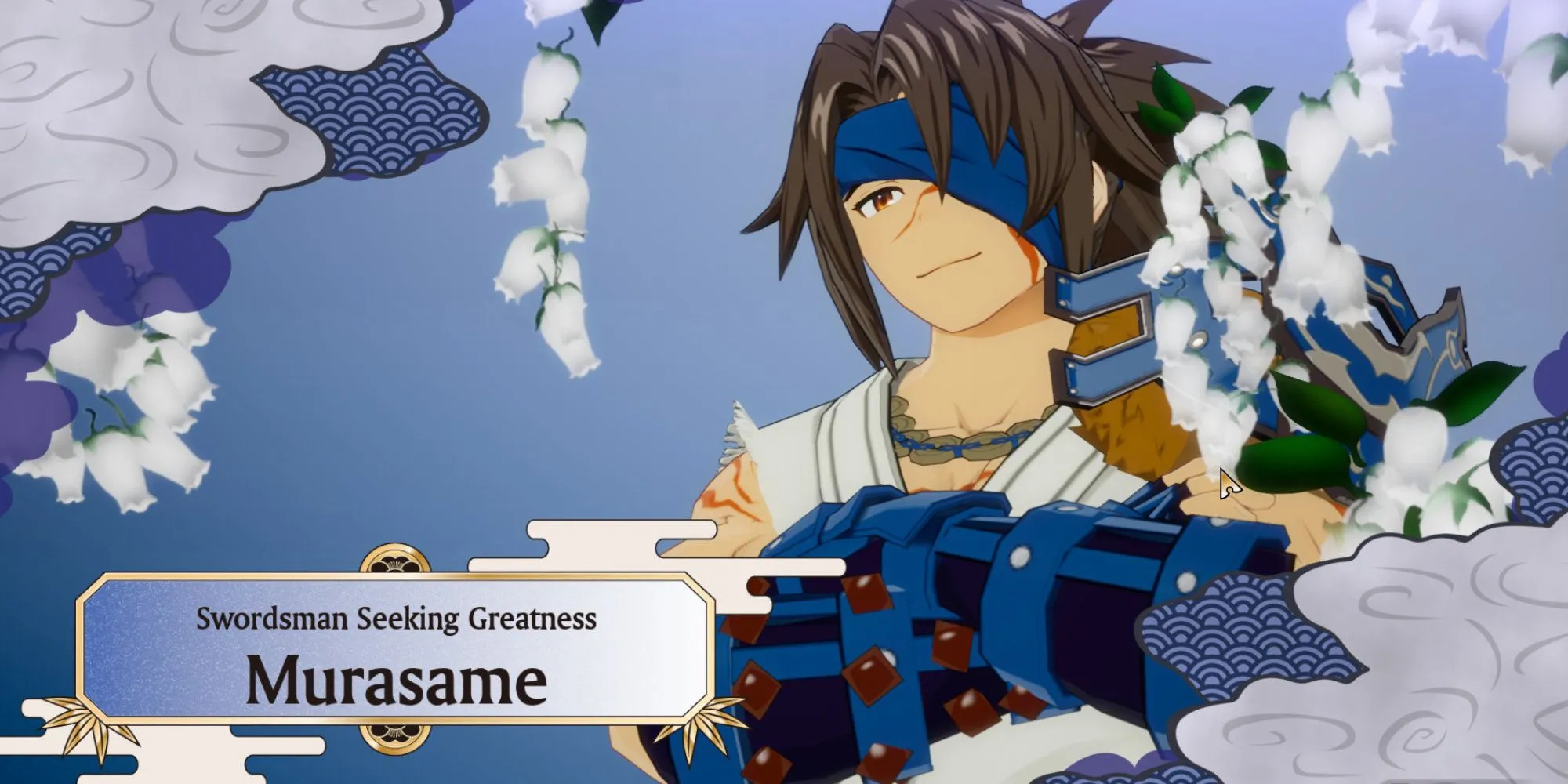 Nhân vật Murasame từ game Rune Factory: Guardians of Azuma.