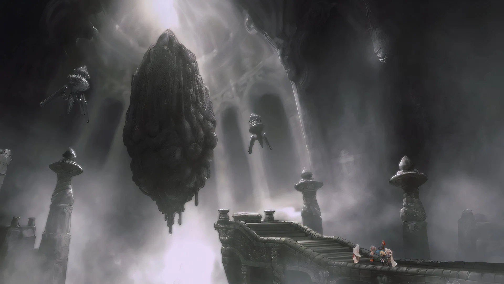 Pha lê nguyên tố (Crystal) rực sáng trong Bravely Default HD, biểu tượng cốt truyện chính của game.