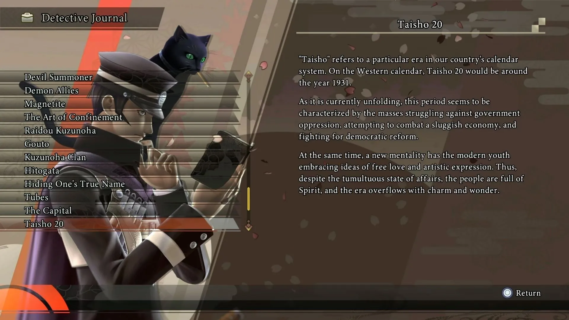 RAIDOU Remastered: The Mystery of the Soulless Army - Nhật ký Thám tử