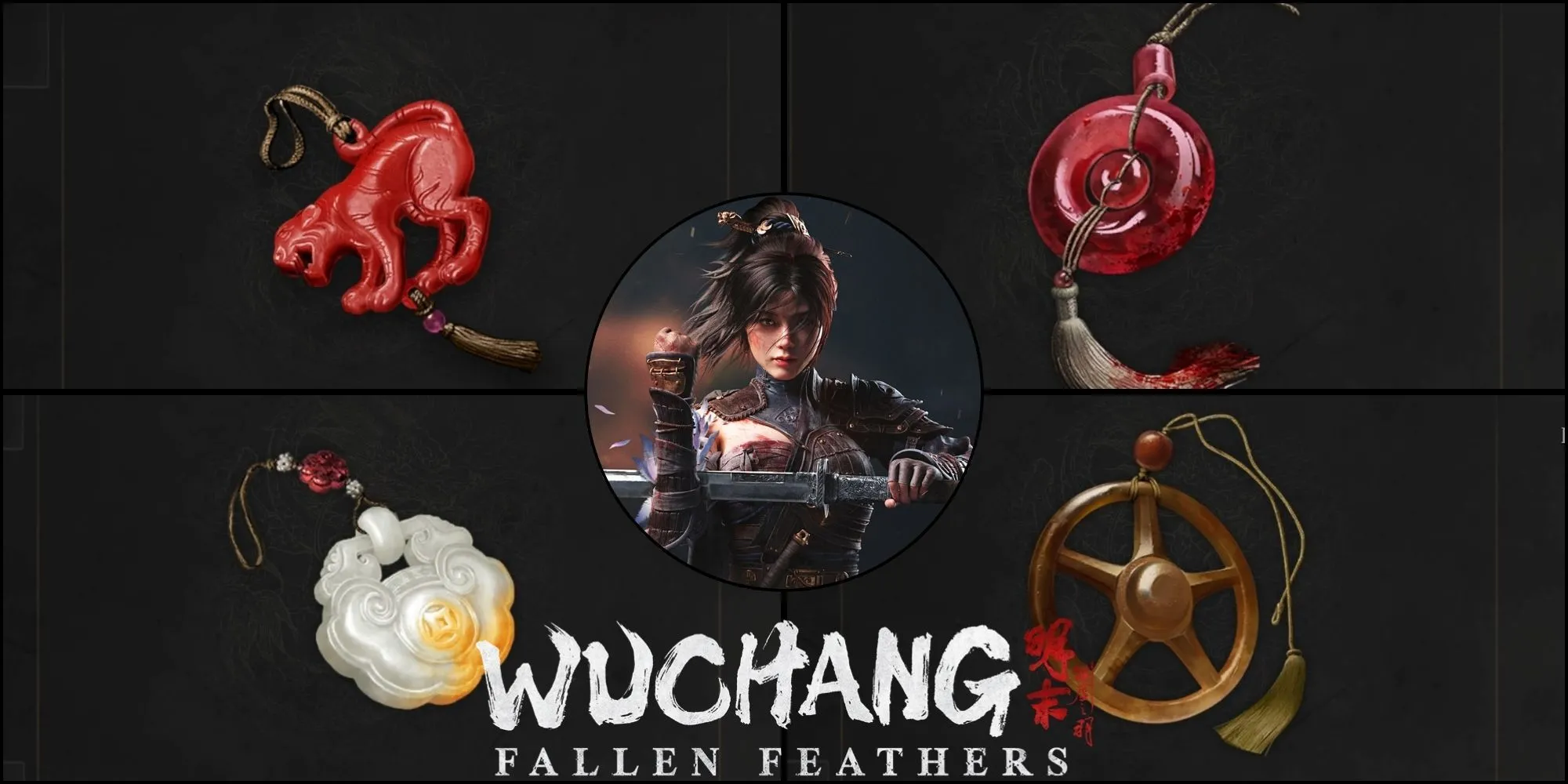 Wuchang Fallen Feathers: Nhân vật chính đứng cô độc trong khung cảnh u ám, thể hiện không khí u ám của thế giới Soulslike