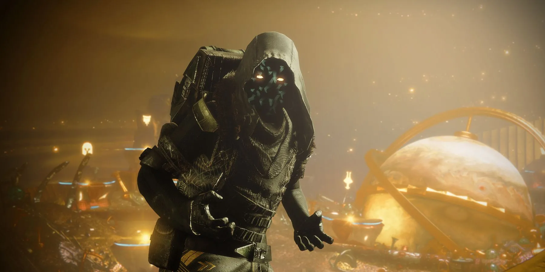 Xur cùng kho báu của mình trong Destiny 2