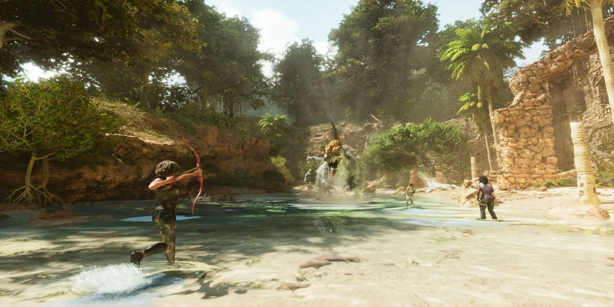 ARK Survival Ascended - Chiến đấu với Yuty trên vùng đất khủng long