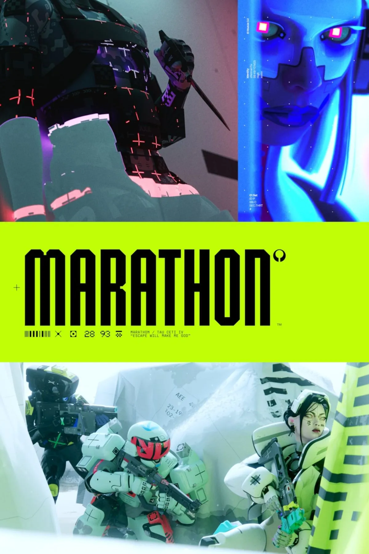 Artwork chính thức của Marathon, tựa game Extraction Shooter đình đám từ Bungie