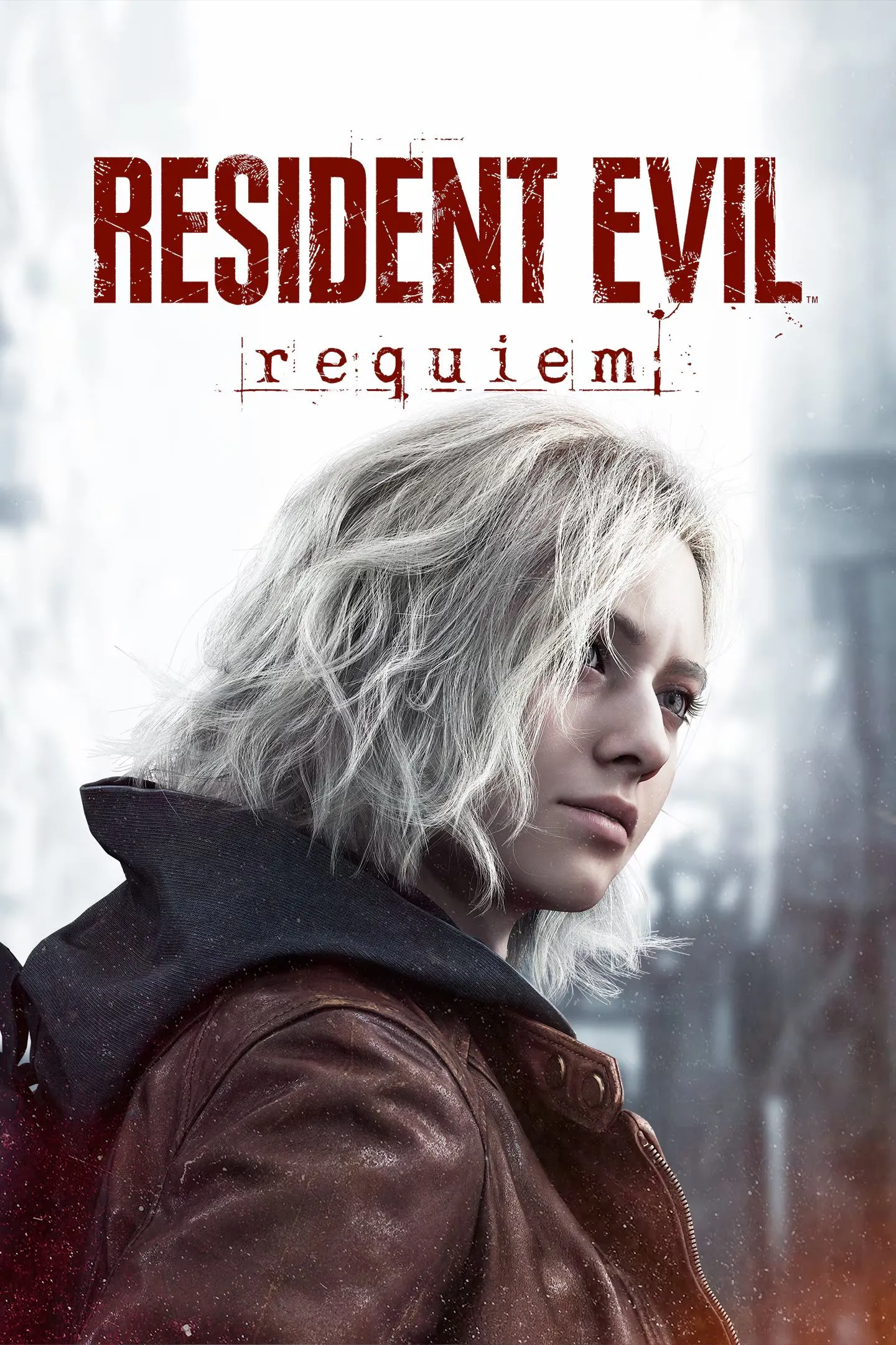 Artwork chính thức của Resident Evil Requiem, với logo game nổi bật, đại diện cho tựa game kinh dị sinh tồn sắp ra mắt