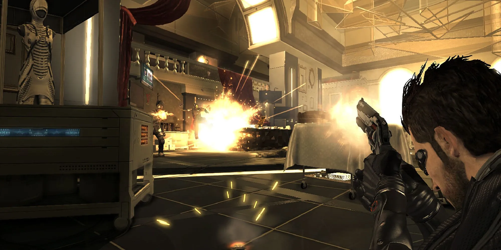 Deus Ex: Mankind Divided với nhân vật chính Adam Jensen.