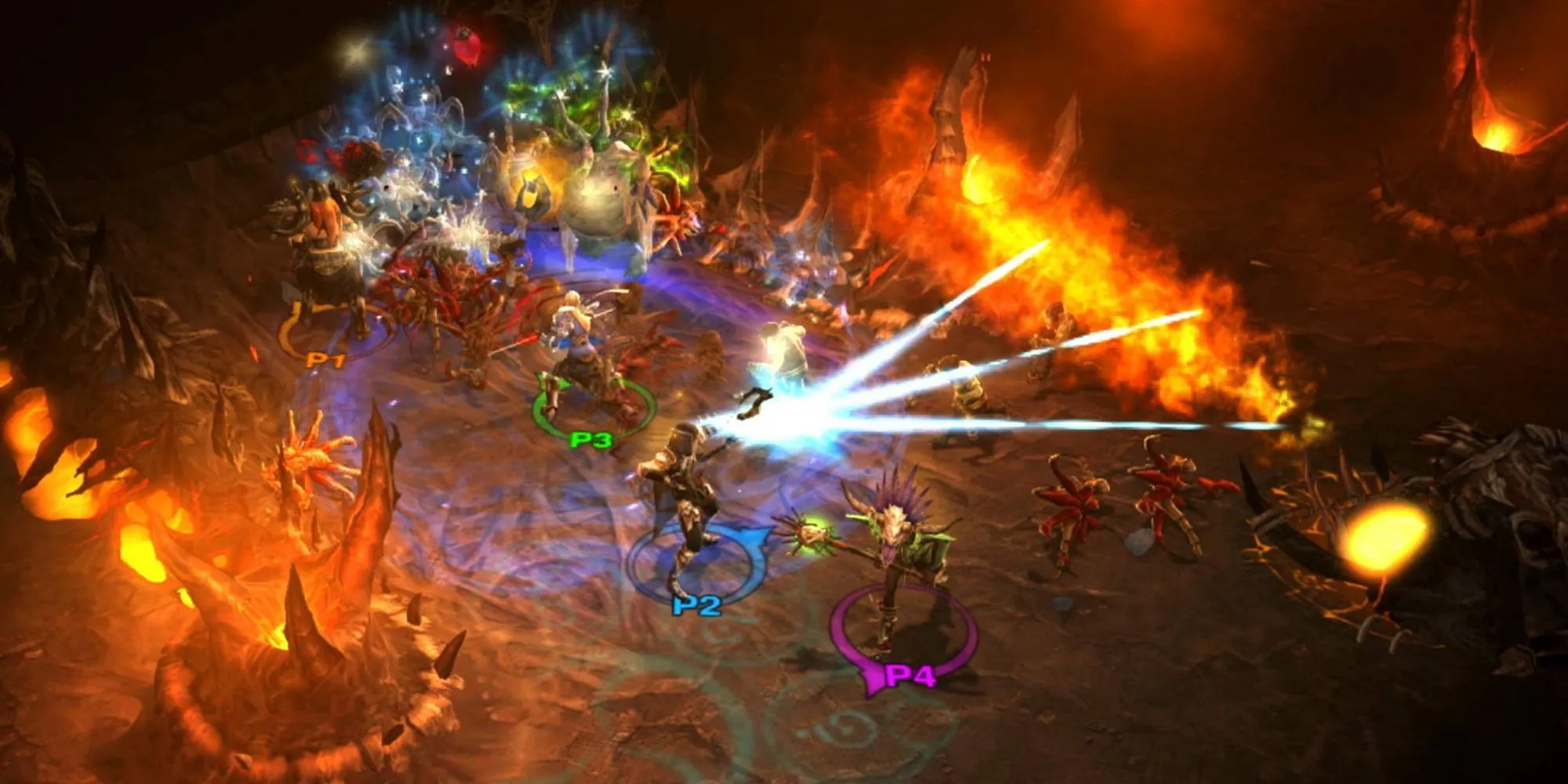 Diablo 3 chiến đấu trong ngục tối với các nhân vật và kỹ năng rực rỡ