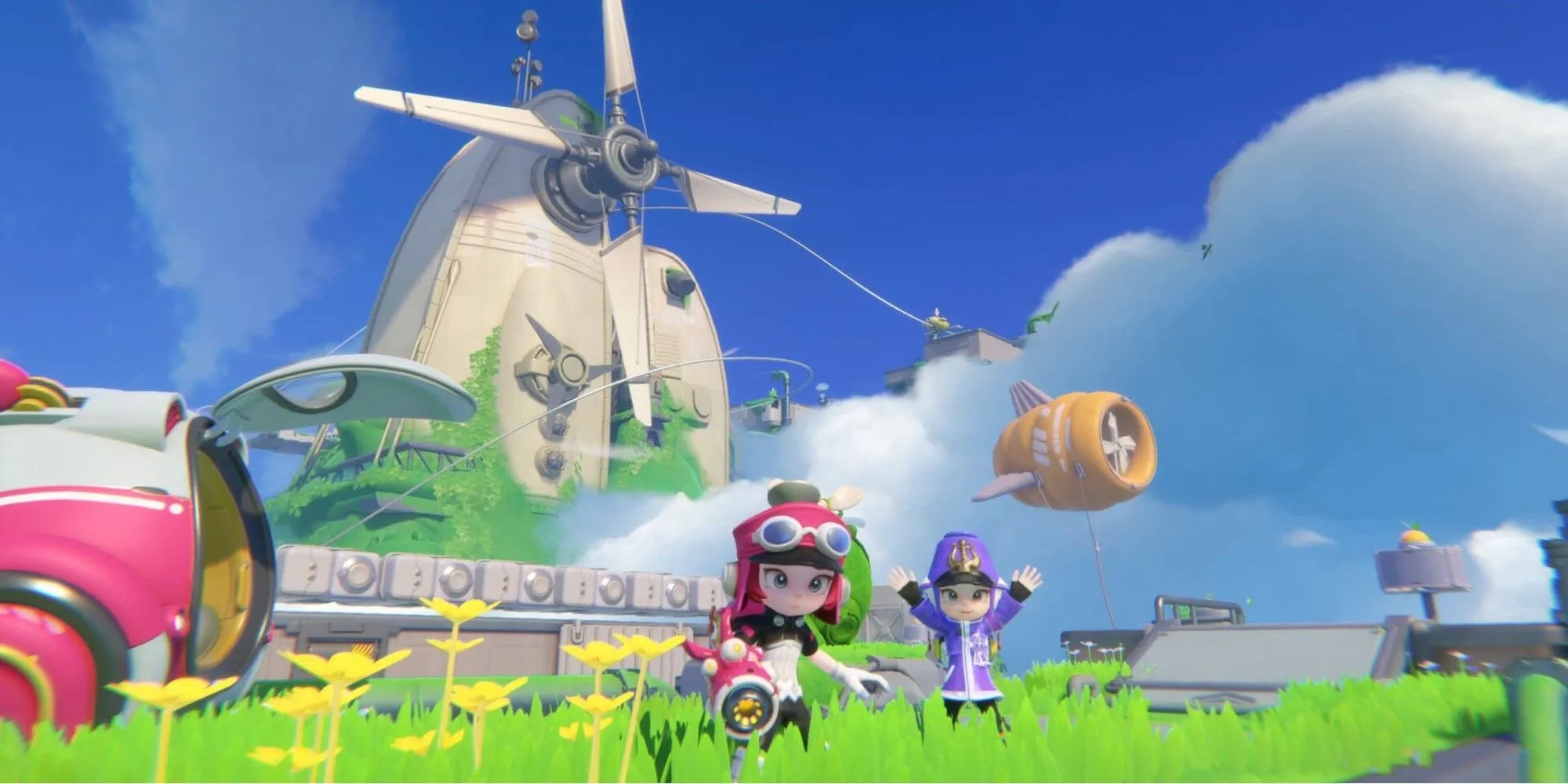 Hai người chơi hợp tác trong POPUCOM, game platformer co-op đầy màu sắc và những câu đố cần chiến thuật