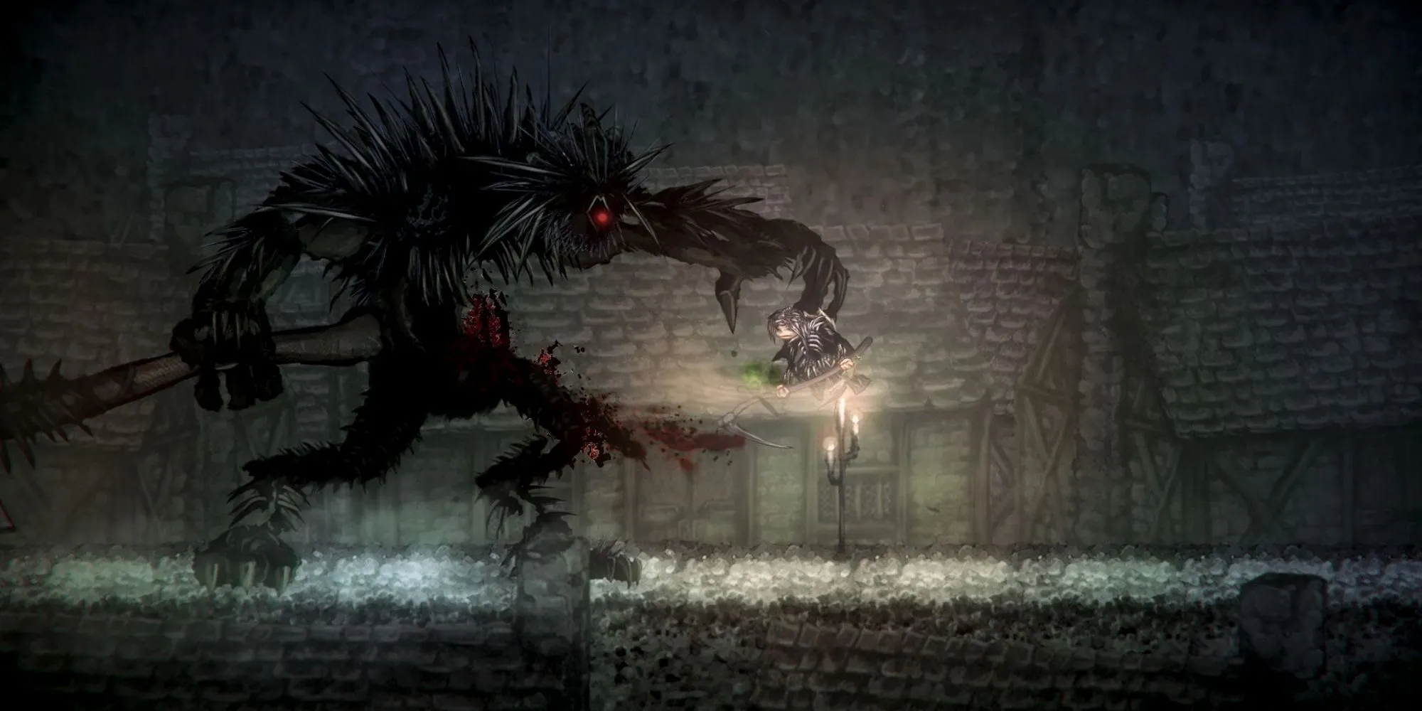 Salt And Sanctuary nhân vật chiến đấu với boss