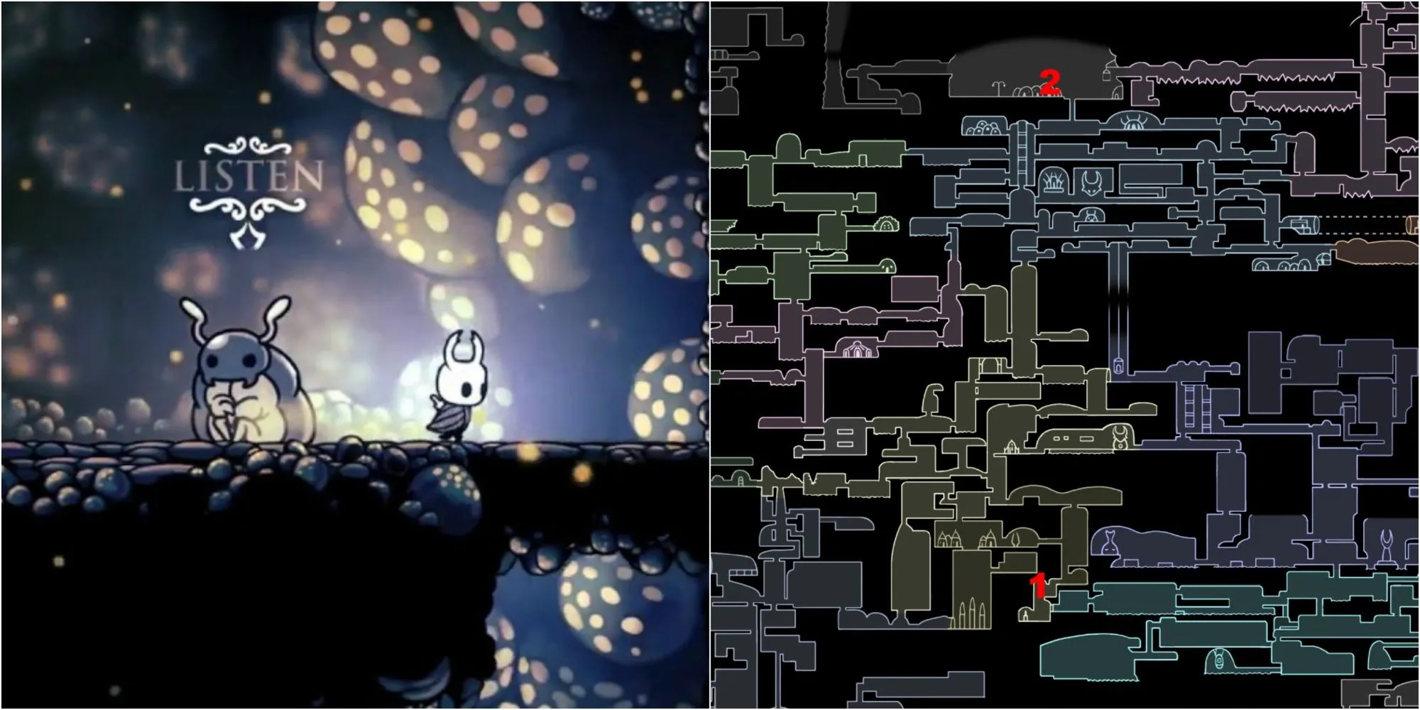 Vị trí Mask Shard Hollow Knight từ Bretta sau khi giải cứu