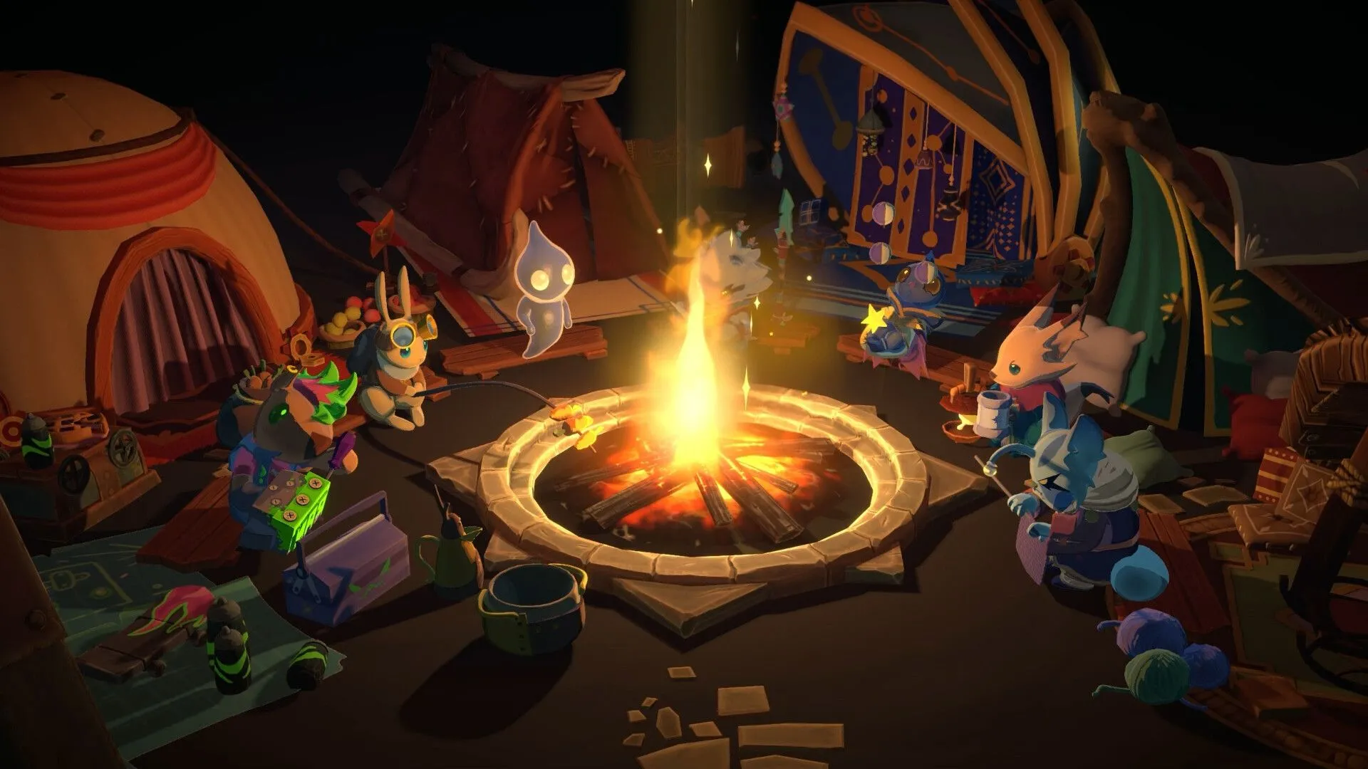 Ảnh chụp màn hình giao diện chính thức của The Lonesome Guild, minh họa phong cách đồ họa và UI