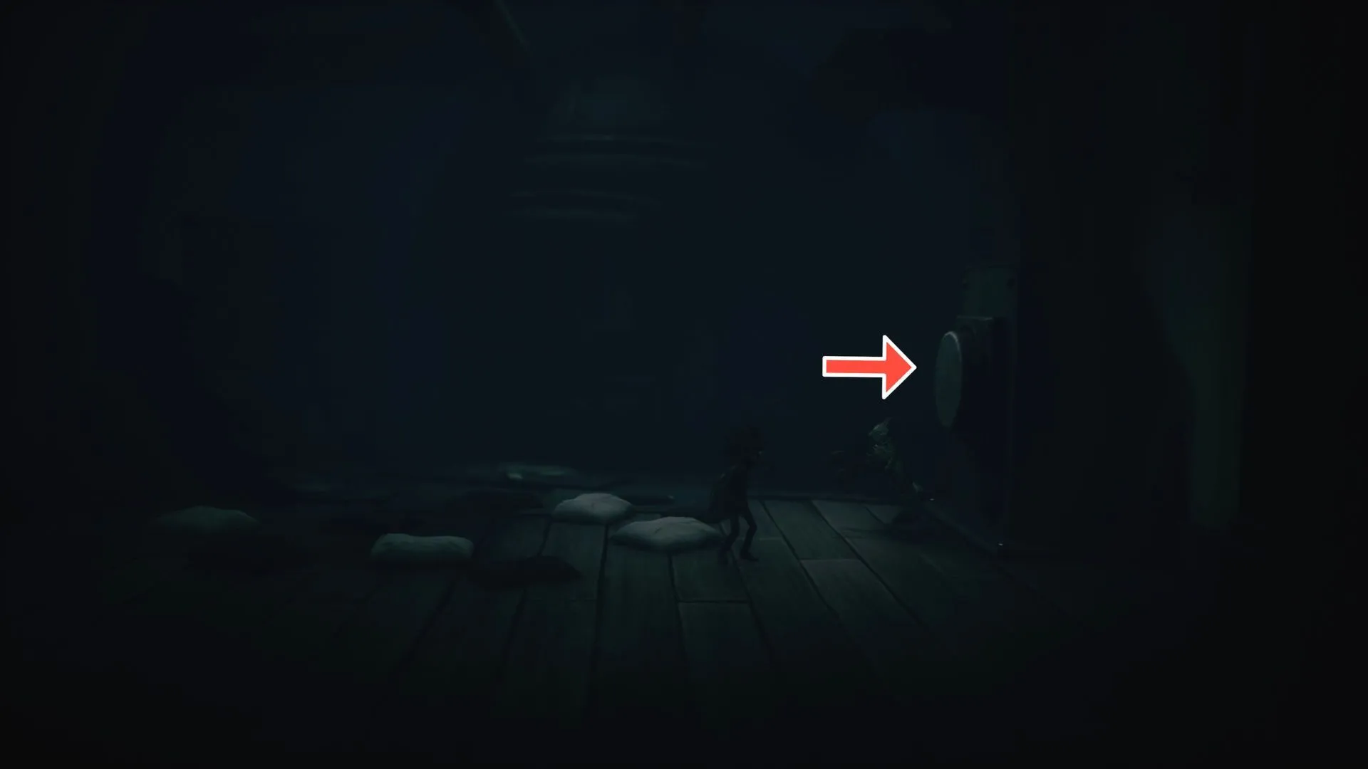 Bật lò bằng nút để lộ Nome, Little Nightmares 3 Chương 3