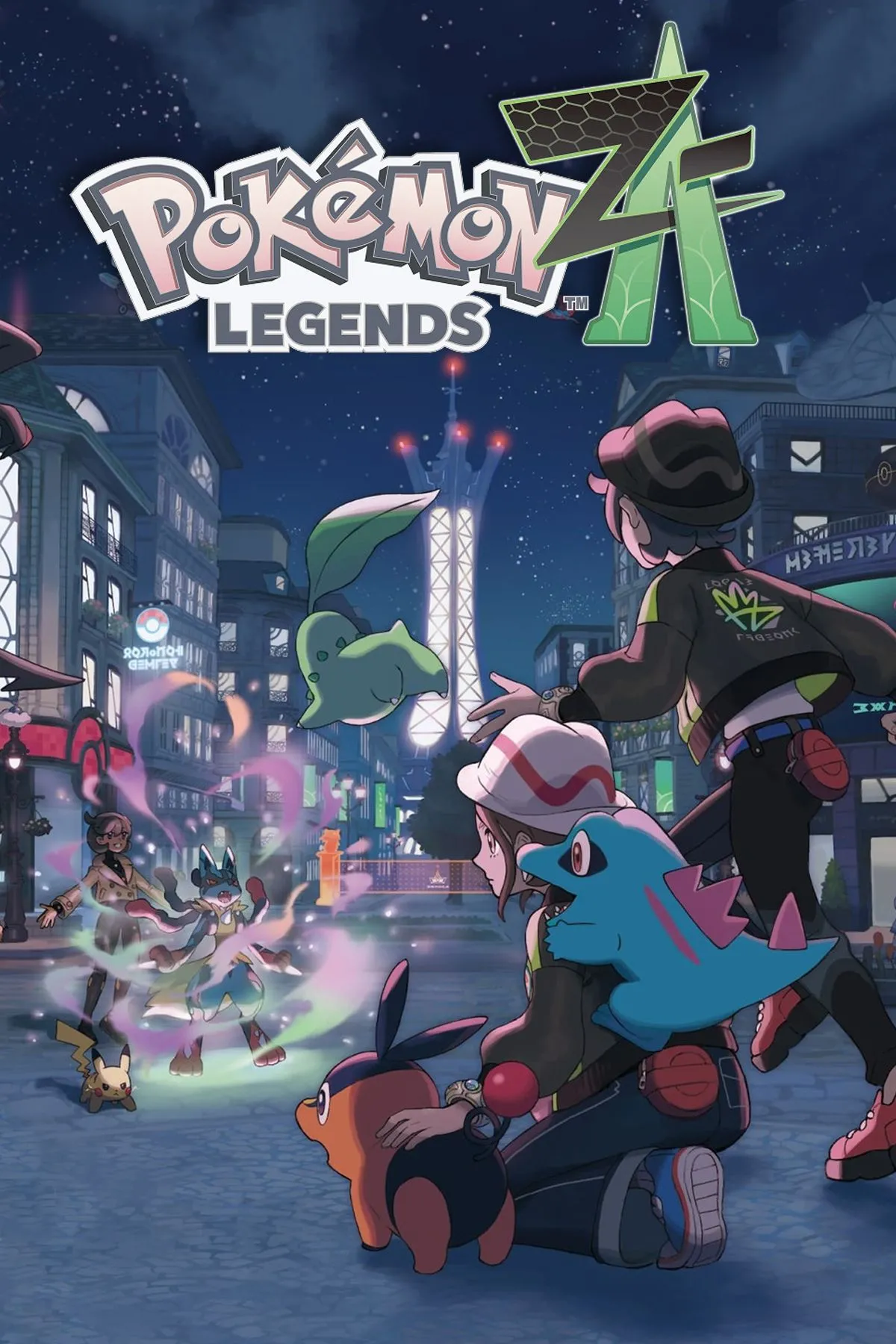 Bìa Pokémon Legends: Z-A, ảnh bìa chính thức của trò chơi