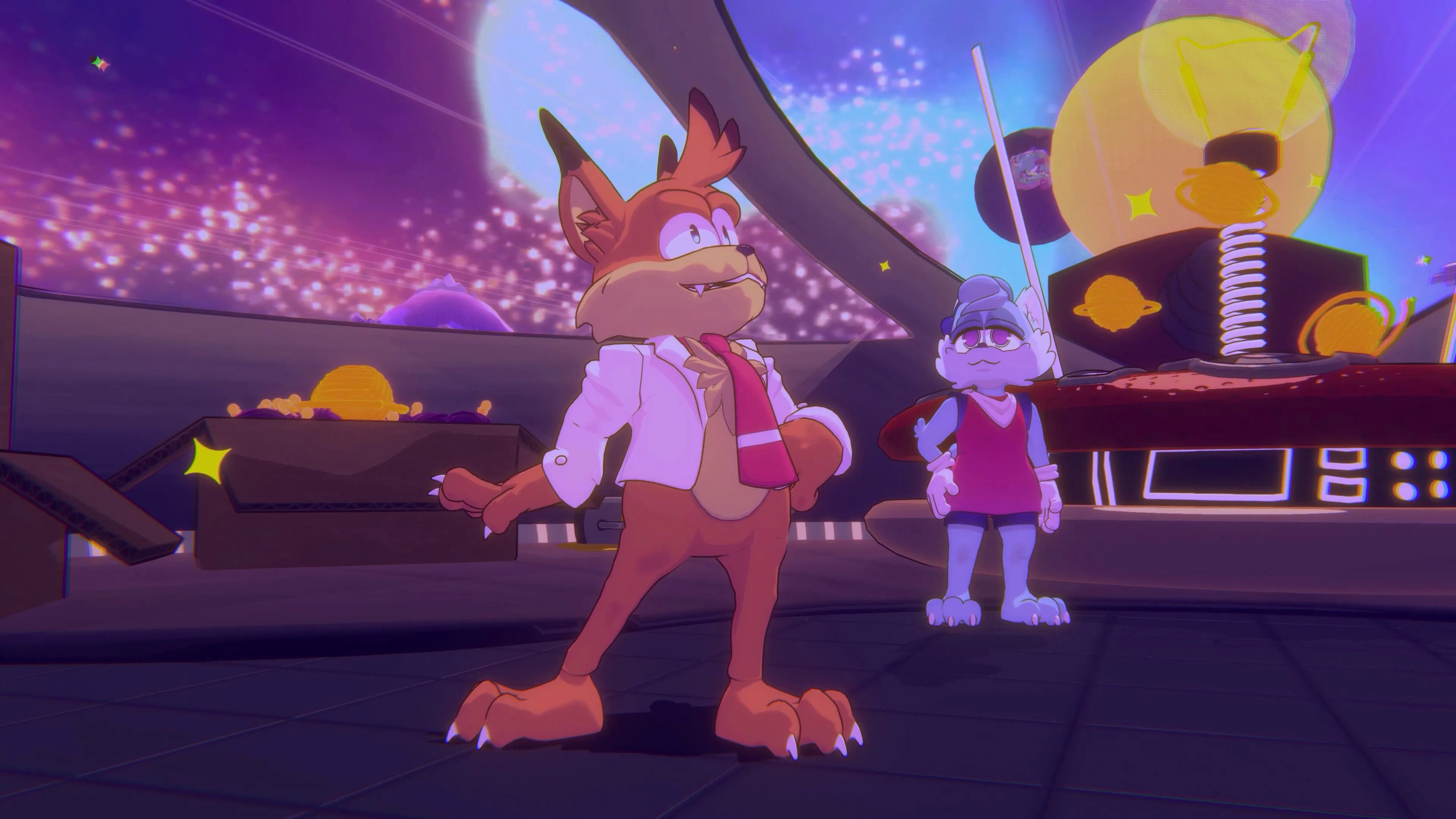 Bubsy 4D gameplay