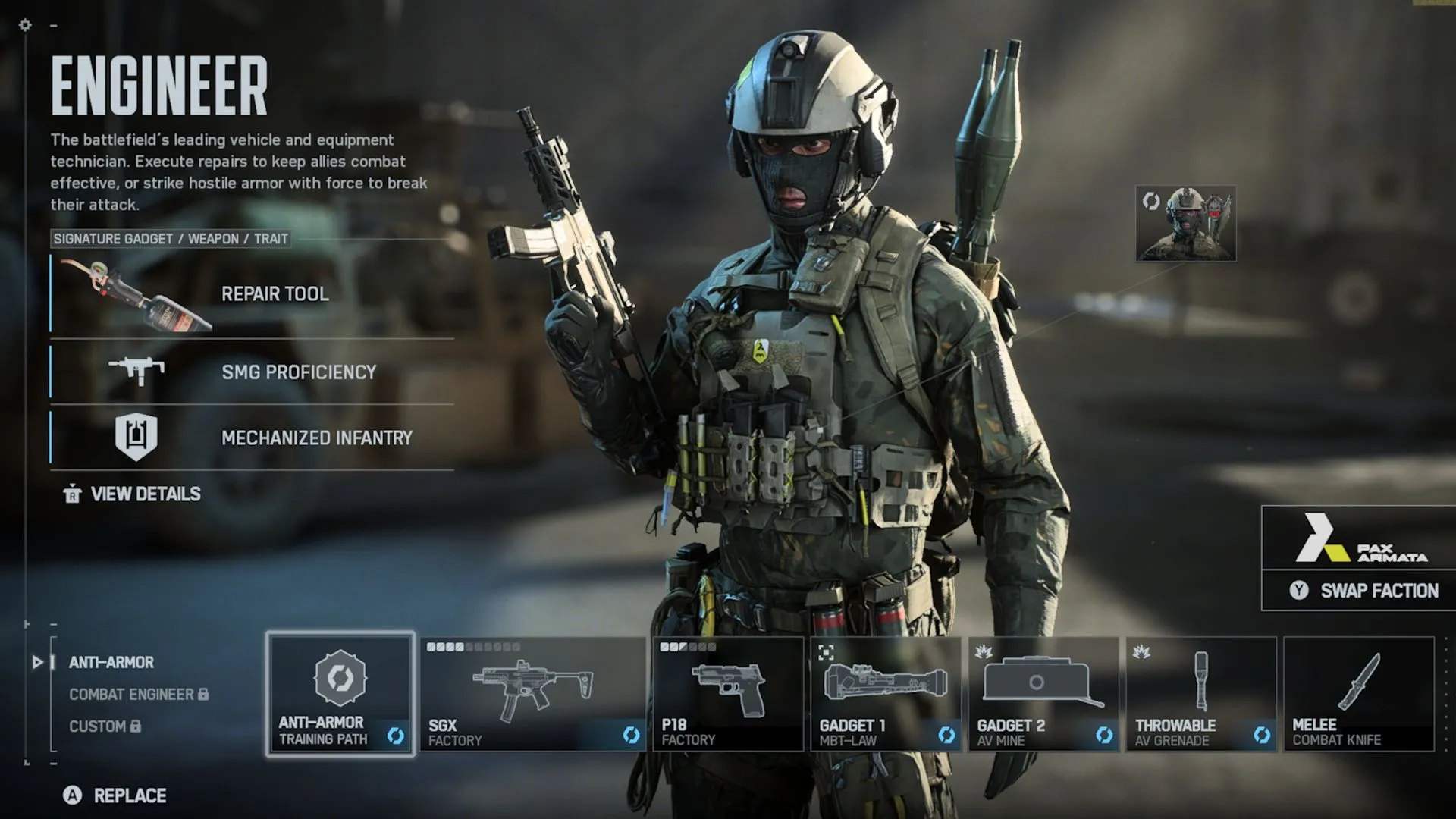 Engineer đặt mìn và sửa chữa xe trong Battlefield 6, chuyên gia chống phương tiện và hỗ trợ đồng đội