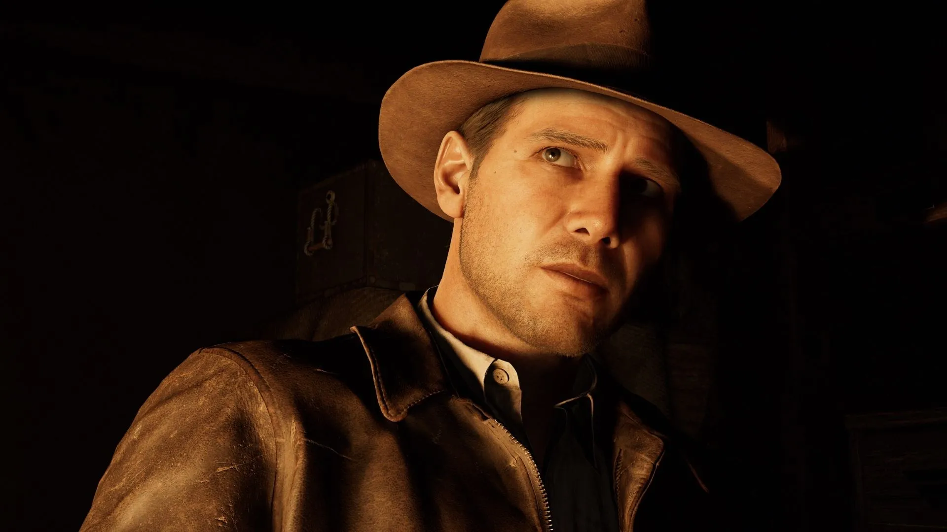 Indiana Jones trên PS5 — cảnh gần nhân vật chính trong Indiana Jones and the Great Circle, minh họa xu hướng game Xbox đa nền tảng