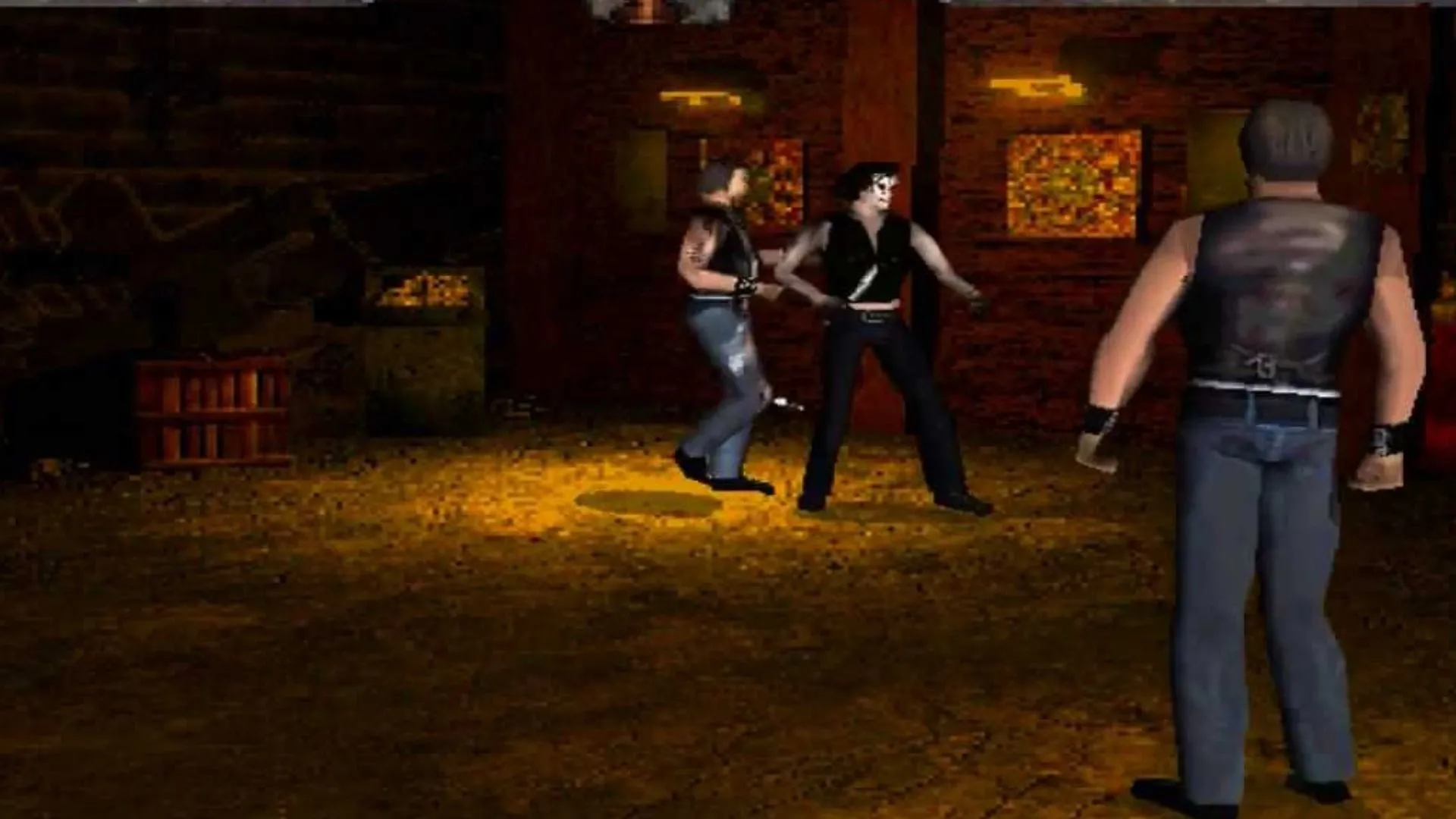 Khung cảnh u ám của The Crow: City of Angels với nhân vật chính trong tông màu tối, minh họa game chuyển thể thất bại