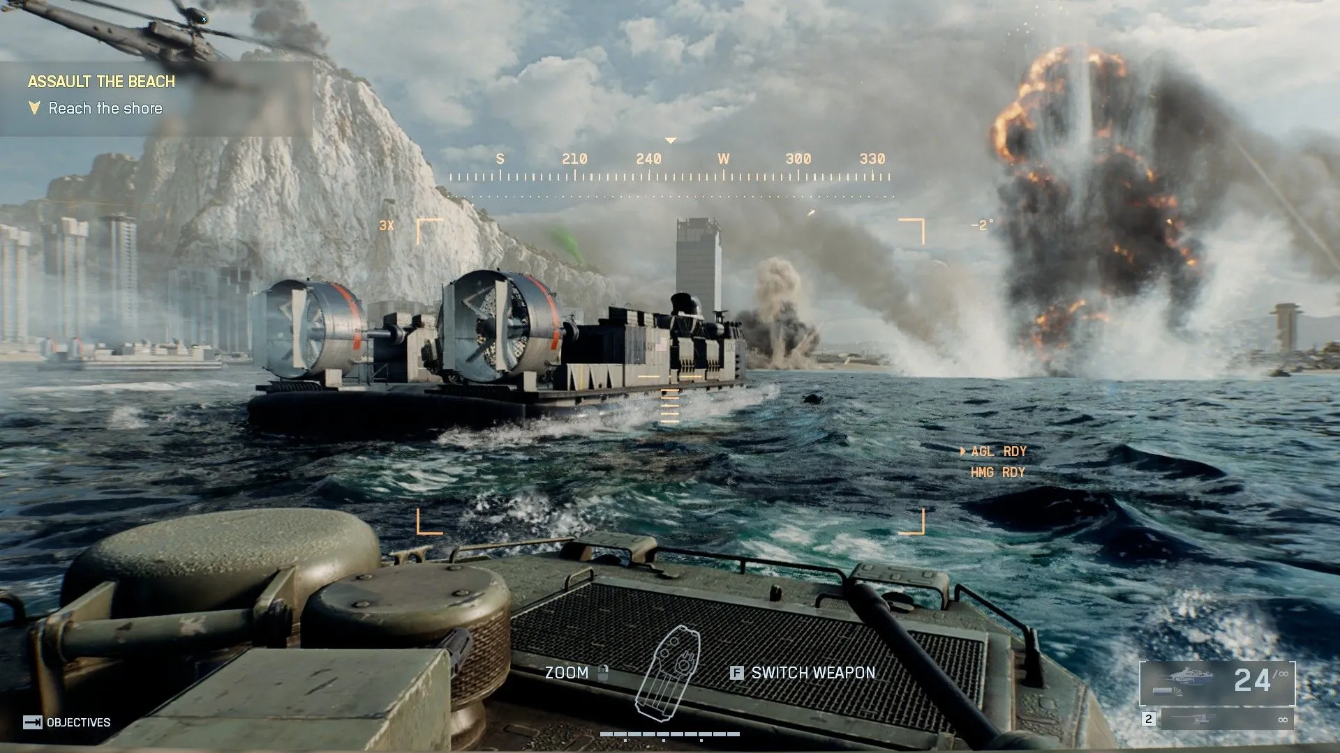 Lái xe chiến đấu và ghế súng quay RWS trong Battlefield 6