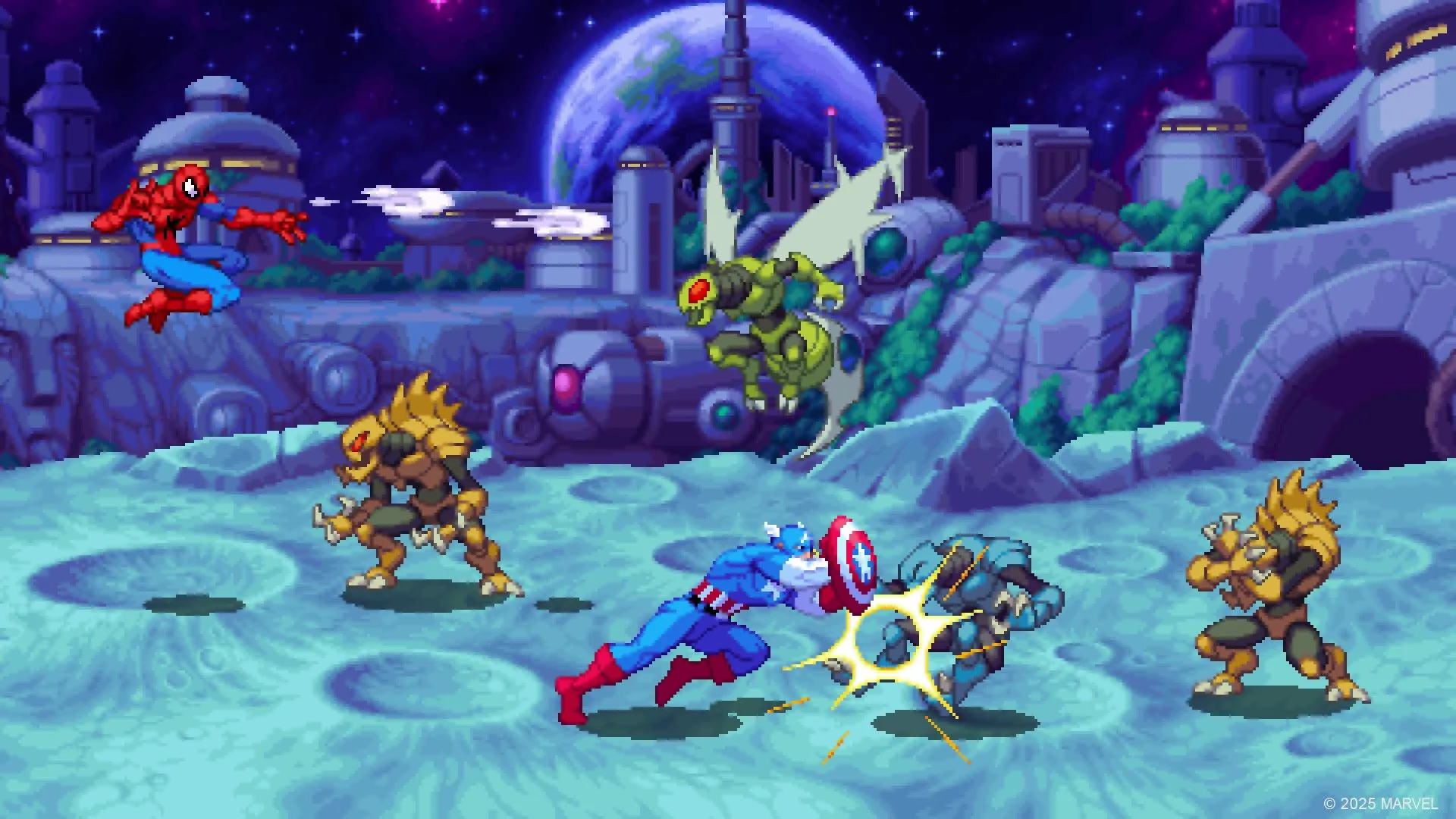 Marvel Cosmic Invasion gameplay