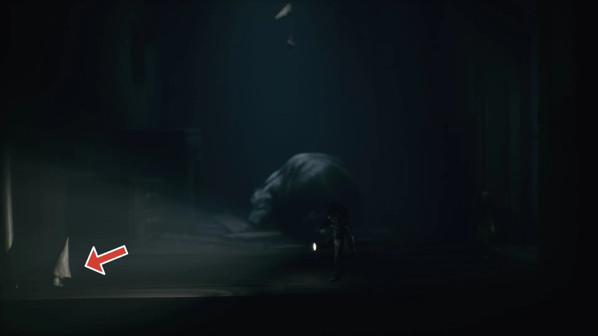 Nome cuối cùng ẩn trong góc phòng gần piano Little Nightmares 3