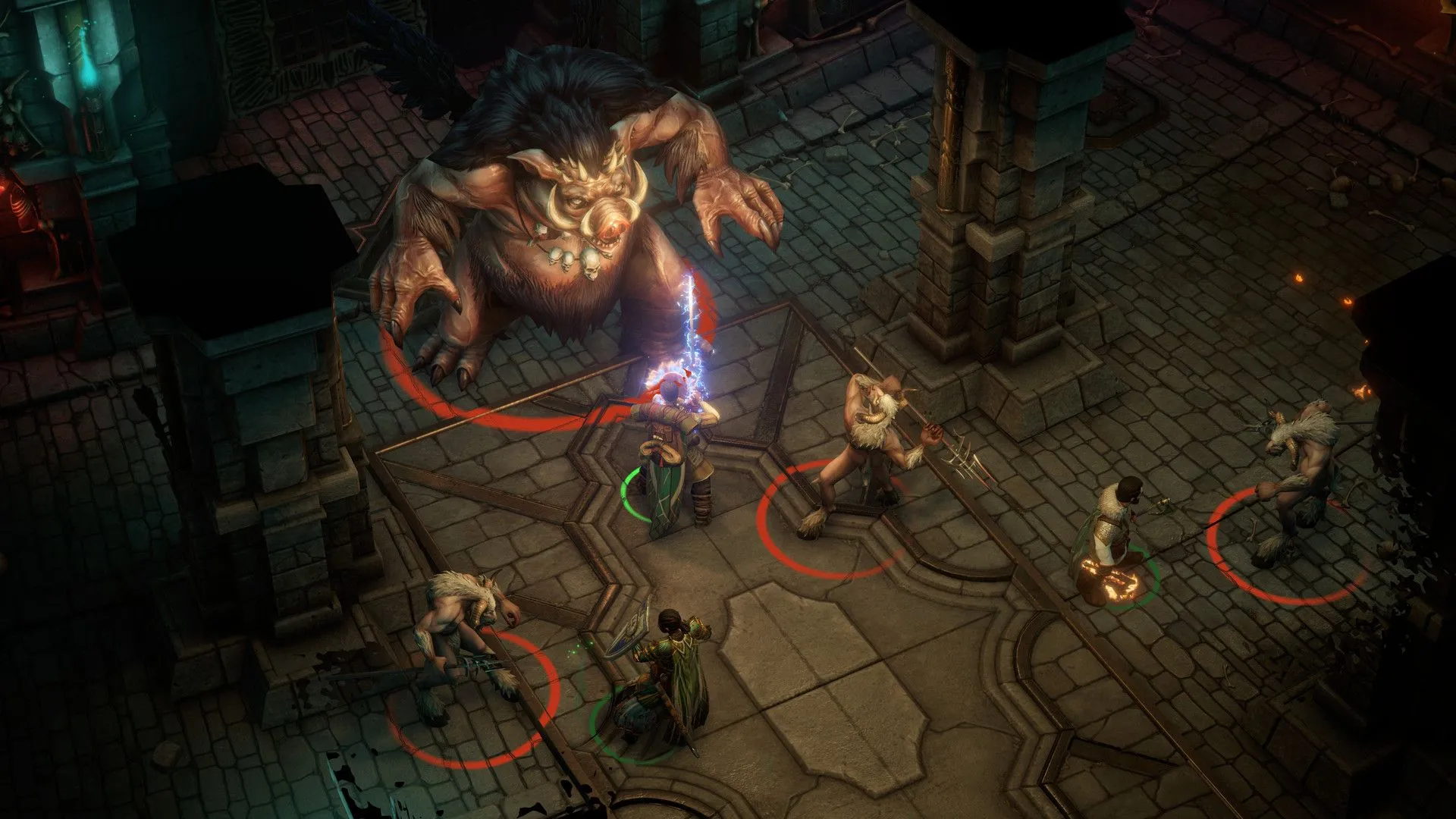 Pathfinder: Wrath of the Righteous: ảnh màn hình chiến đấu và tông màu anh hùng sử thi, phù hợp fan D&amp;D/Pathfinder