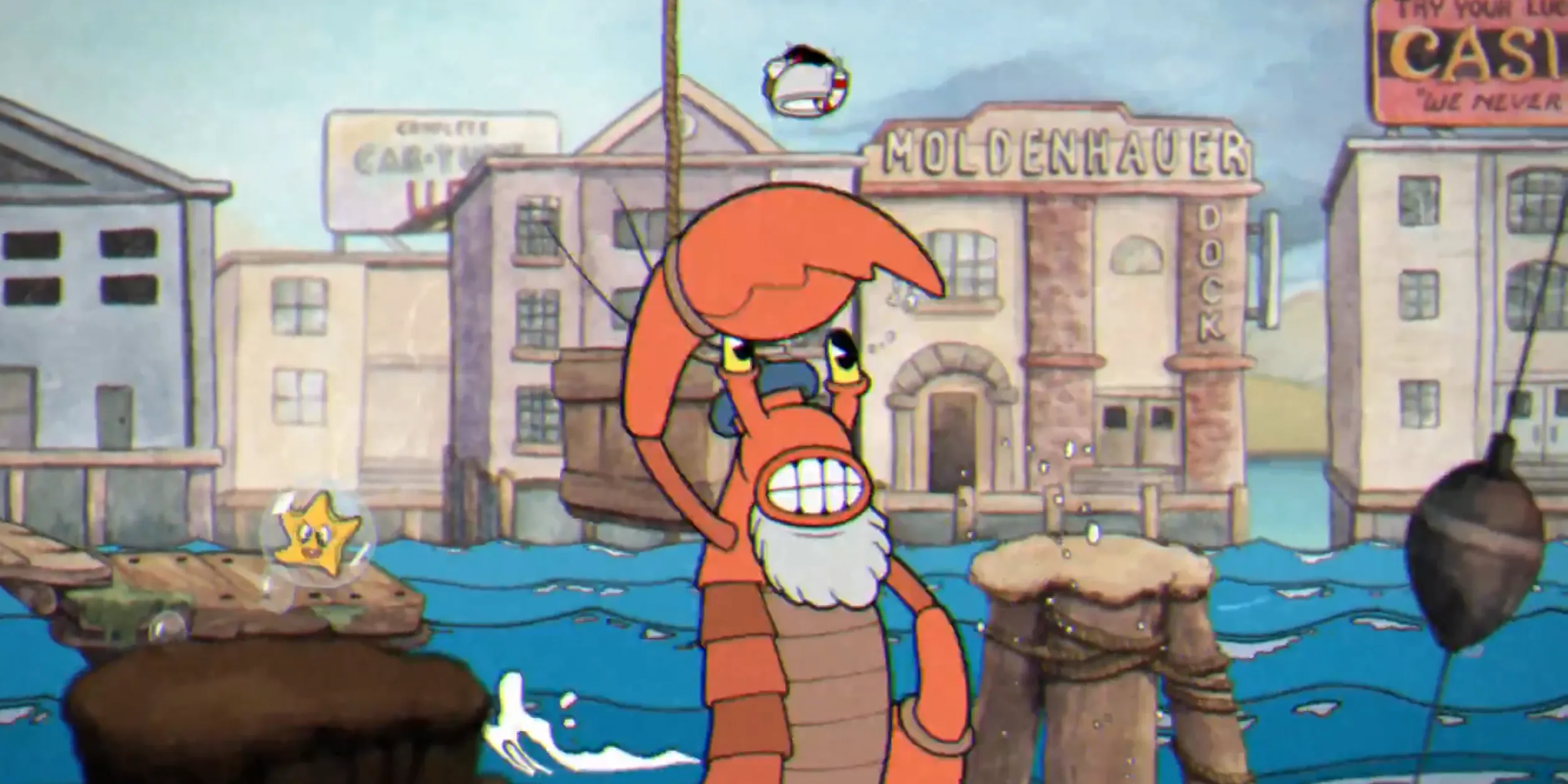 Perilous Piers trong Cuphead: run-and-gun yêu cầu phản xạ và quản lý dự án đạn dày đặc