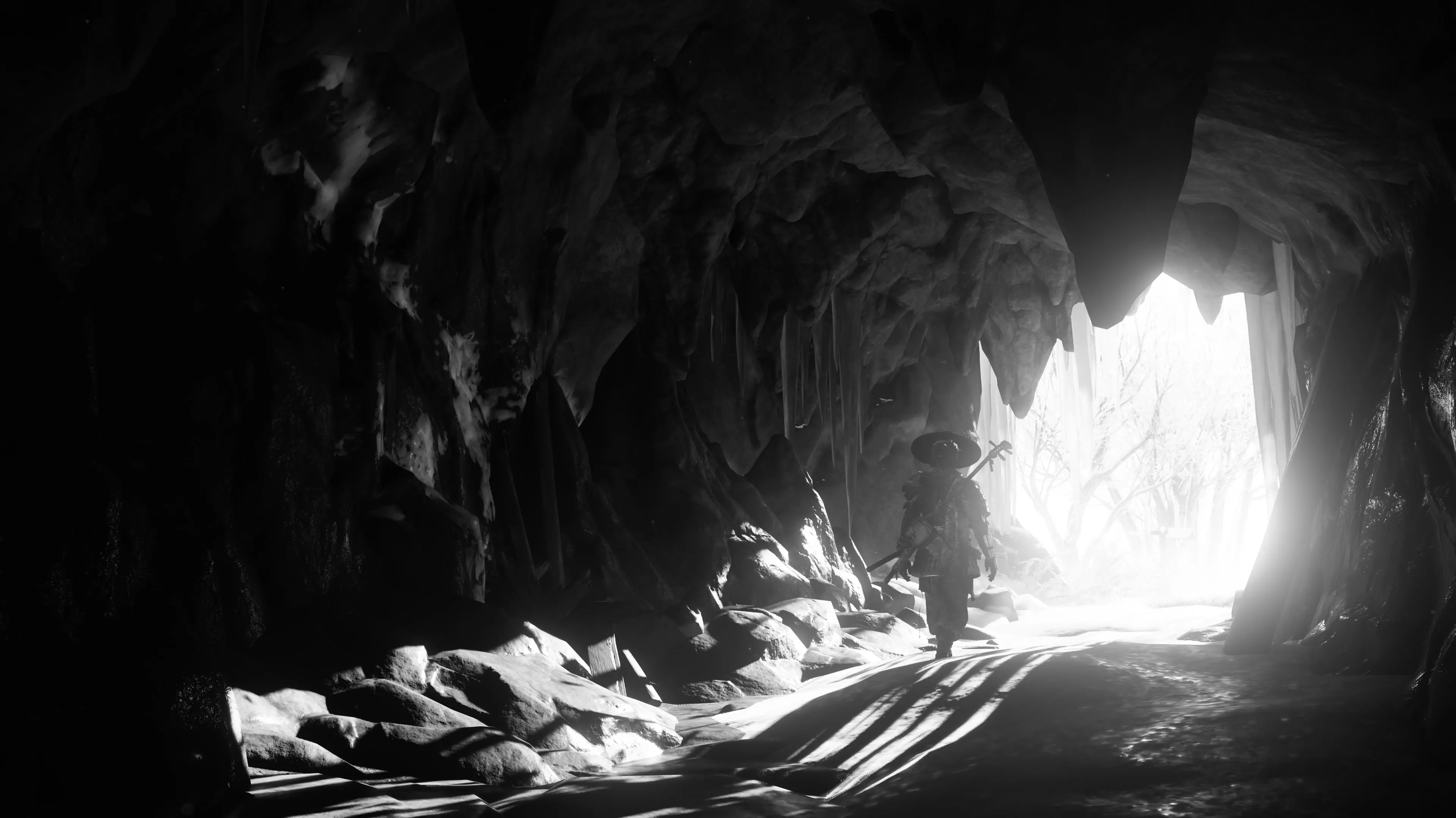 Photomode Ghost of Yotei chụp Atsu - đồ họa PS5 ấn tượng và nghệ thuật samurai