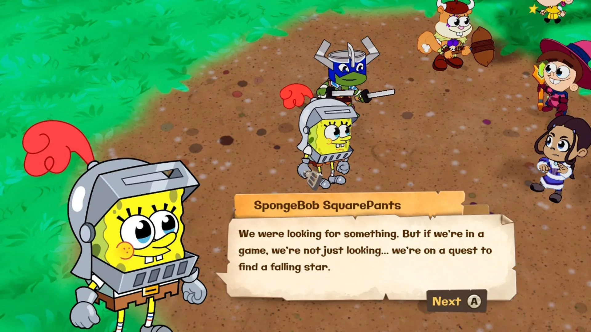 SpongeBob cùng đồng đội trong cuộc phiêu lưu Tangle